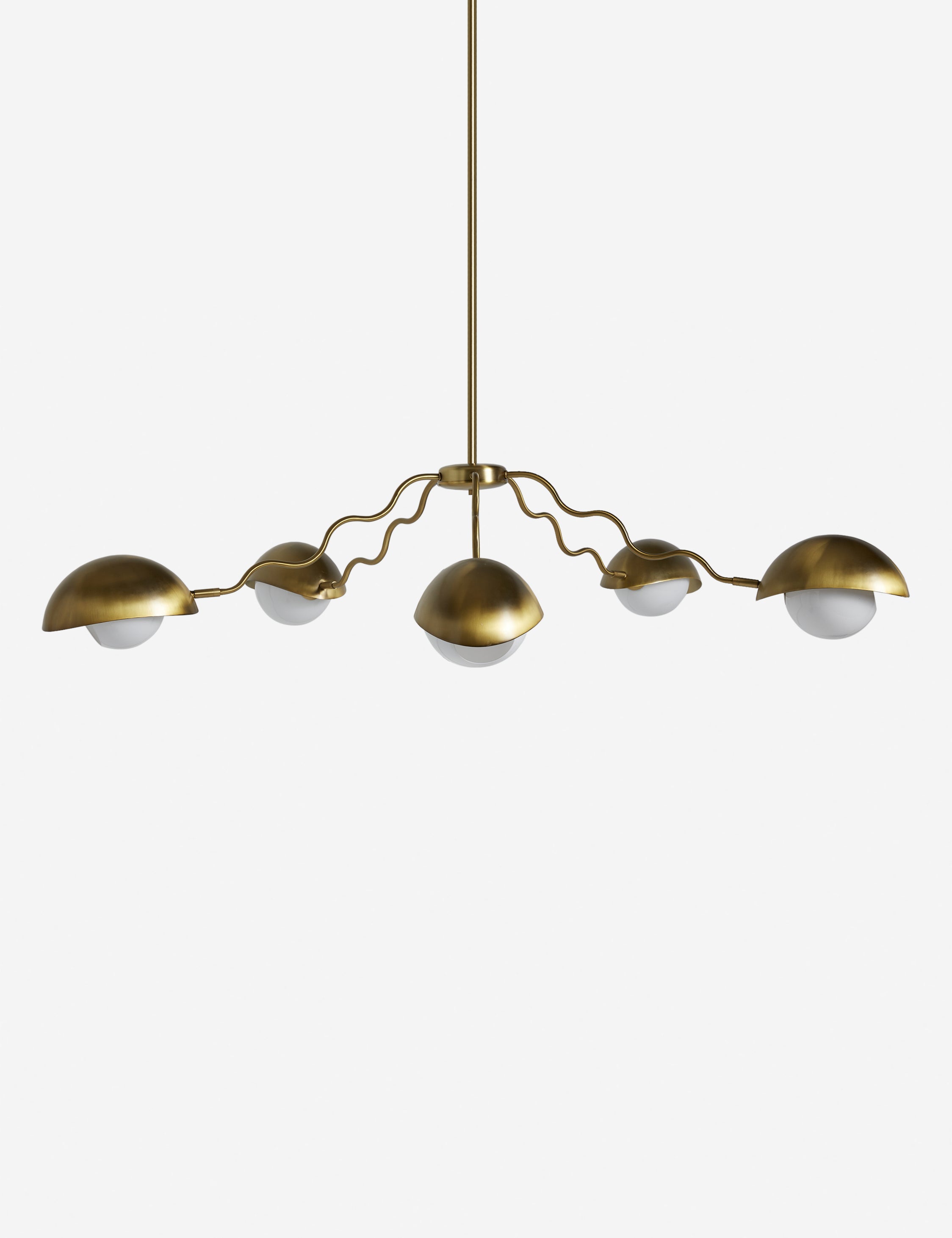Kaya Chandelier | Opal Glass Orbs, Modern Design