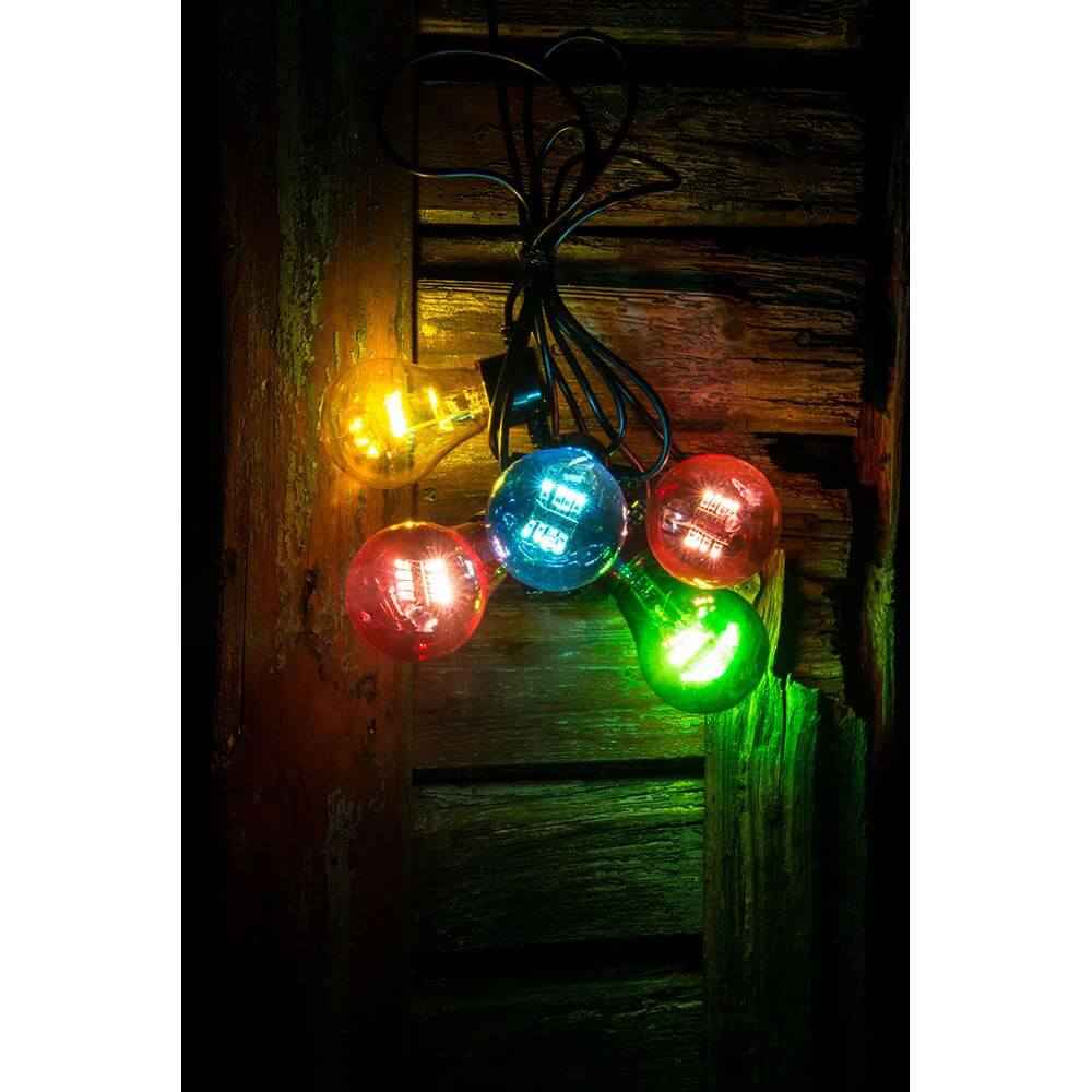 Belo LED Beer Garden String Lights | 40 Warm White LEDs, Timer Function