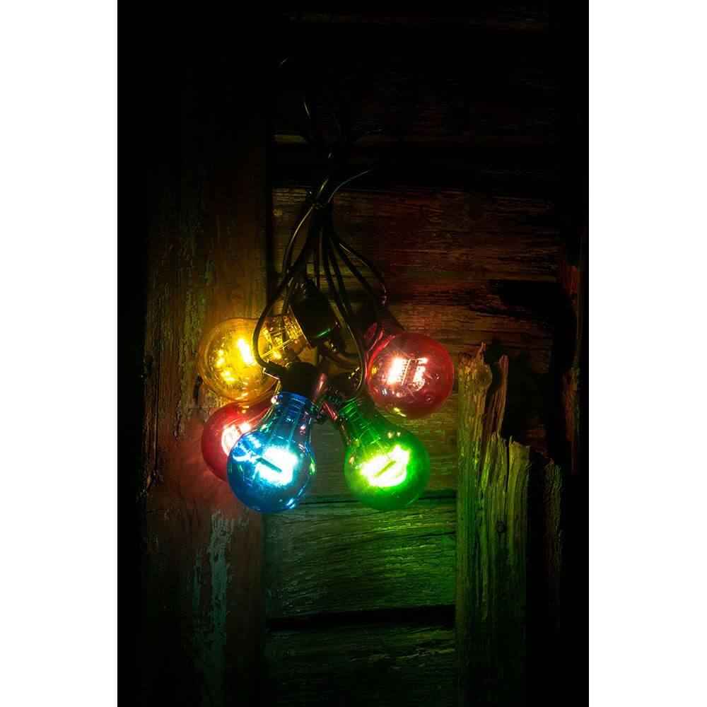 Belo LED Beer Garden String Lights | 40 Warm White LEDs, Timer Function