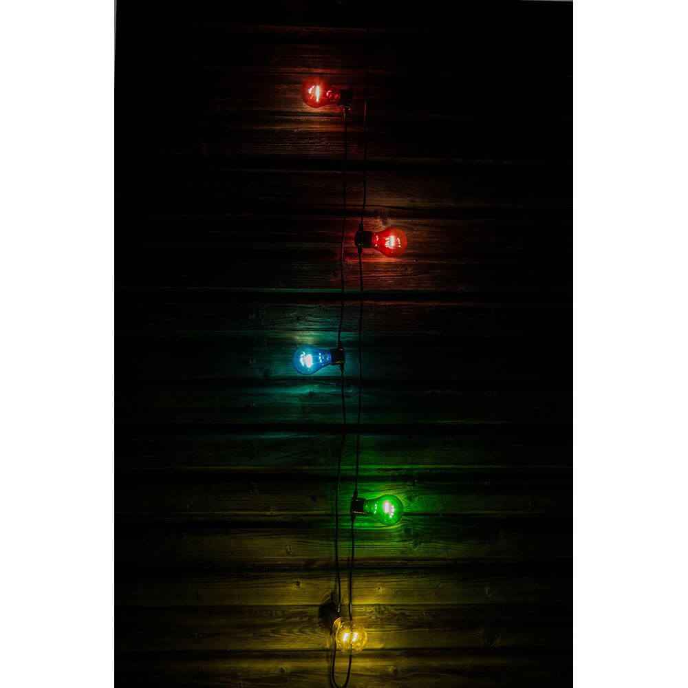 Belo LED Beer Garden String Lights | 40 Warm White LEDs, Timer Function