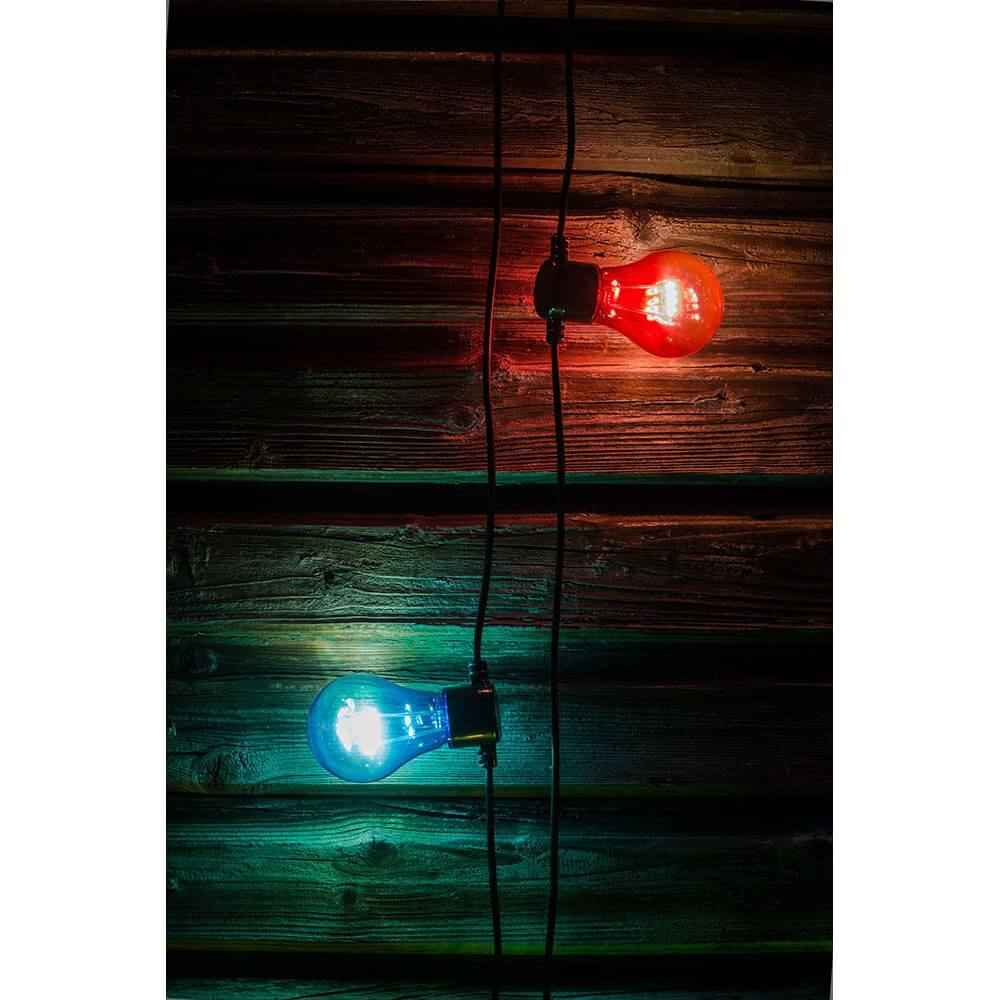 Belo LED Beer Garden String Lights | 40 Warm White LEDs, Timer Function