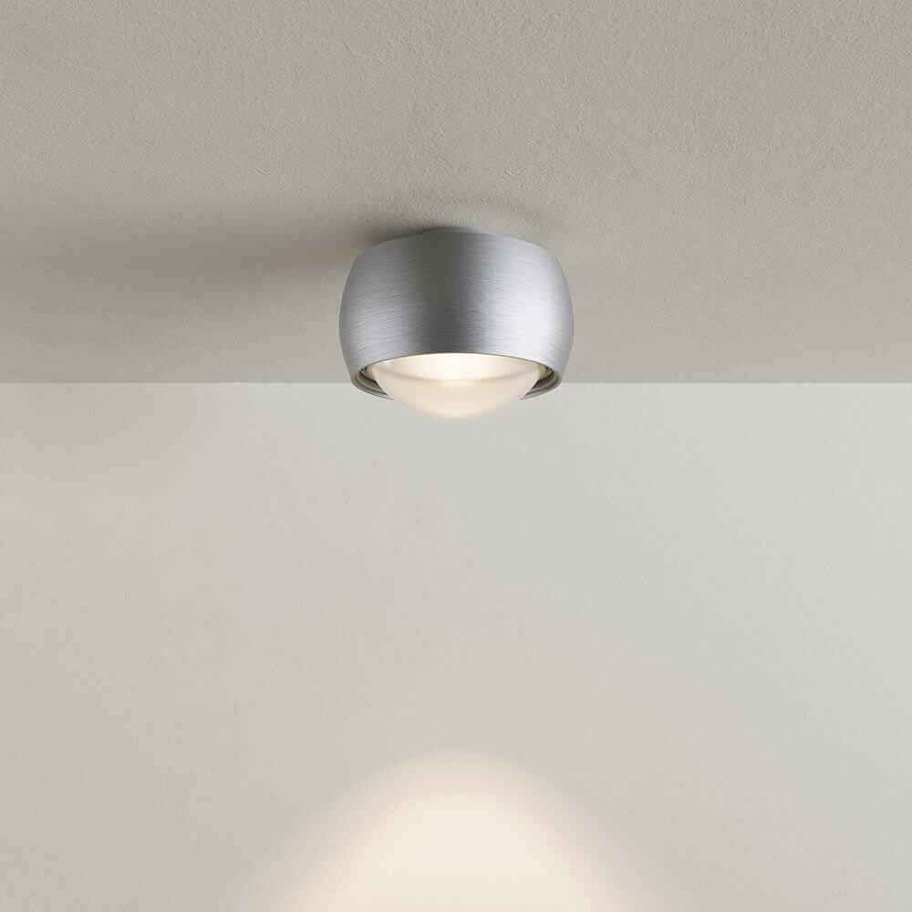 Bela LED Ceiling Light | Elegant Metal Housing, Convex Lens