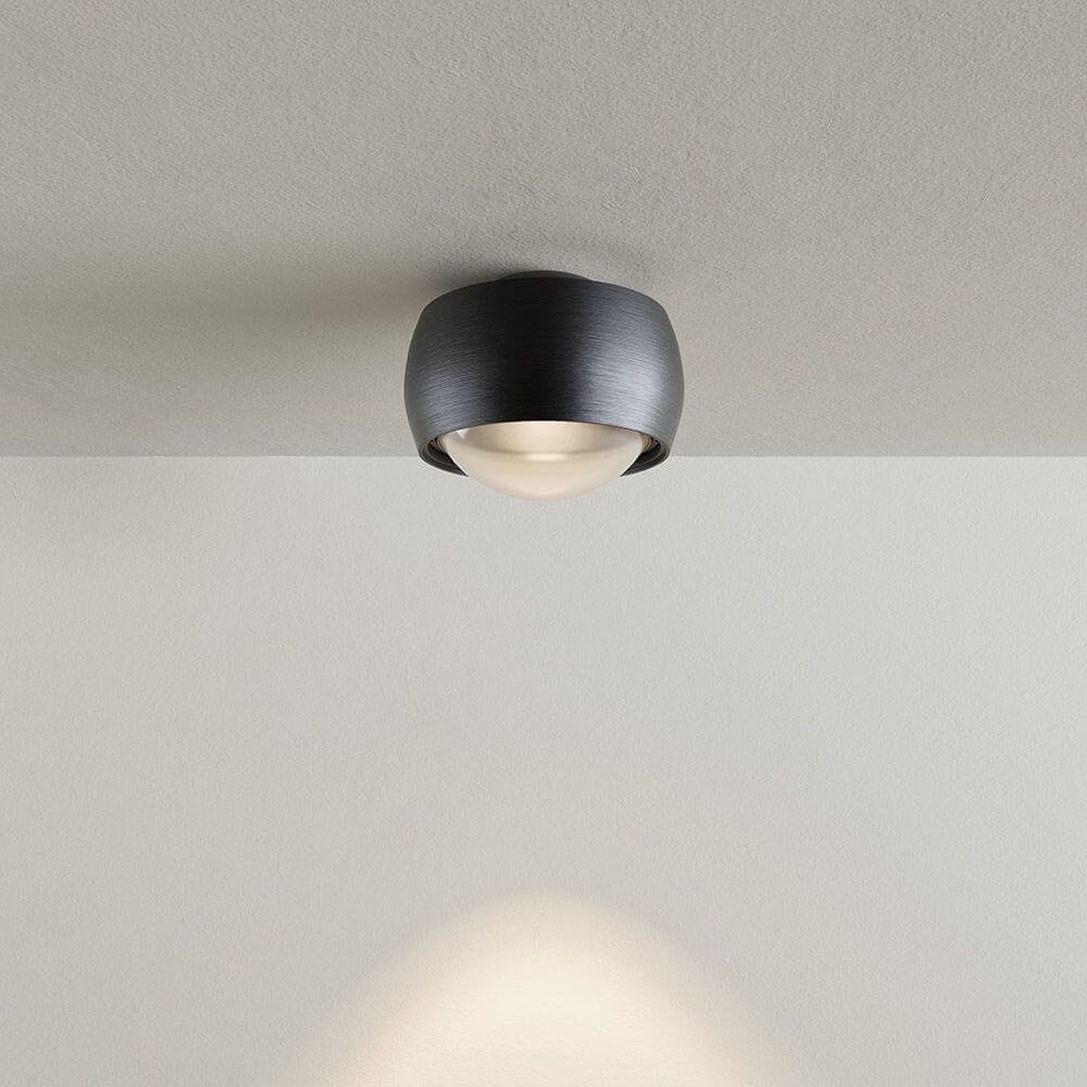 Bela LED Ceiling Light | Elegant Metal Housing, Convex Lens