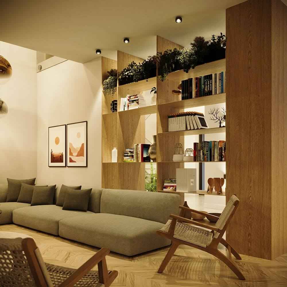 Bela LED Ceiling Light | Elegant Metal Housing, Convex Lens
