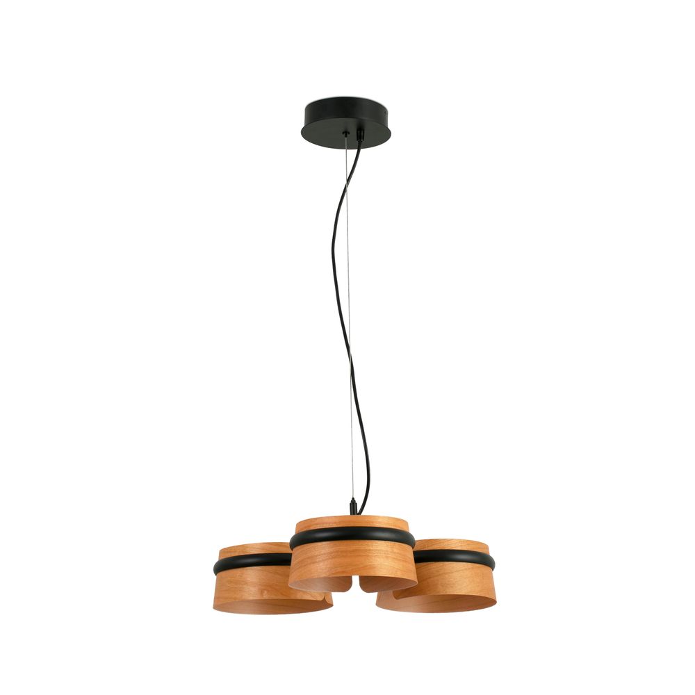 Bello LED Pendant Light | Modern Design, Black & Brown
