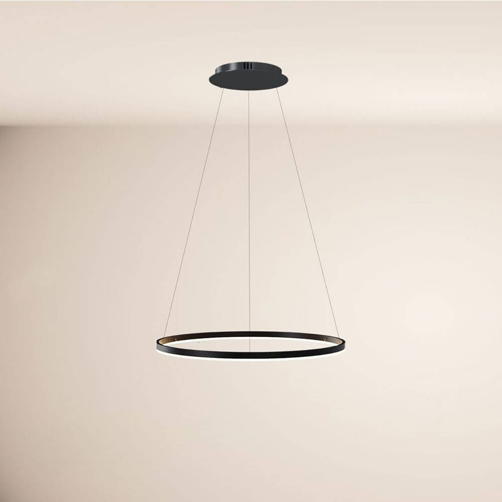 Bela LED Ring Pendant Lamp | 80cm, Adjustable Suspension, Minimalist Design