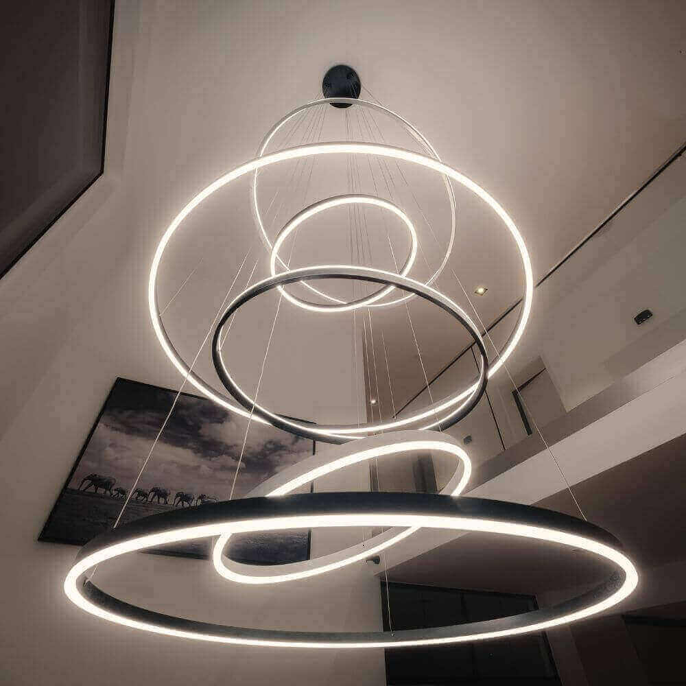 Bello LED Ring Pendant Light | Dimmable, Customizable Colors