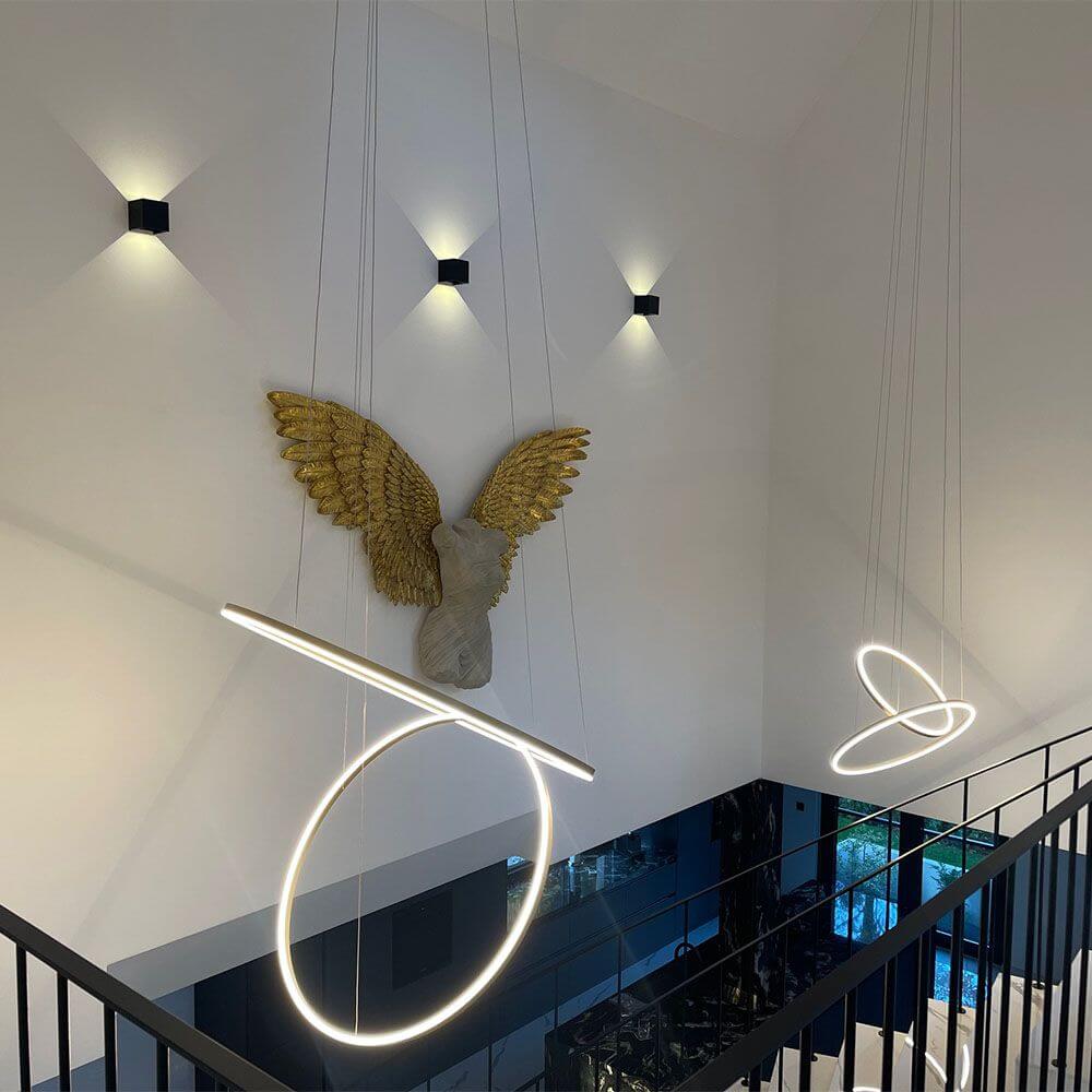 Bello LED Ring Pendant Light | Dimmable, Customizable Colors