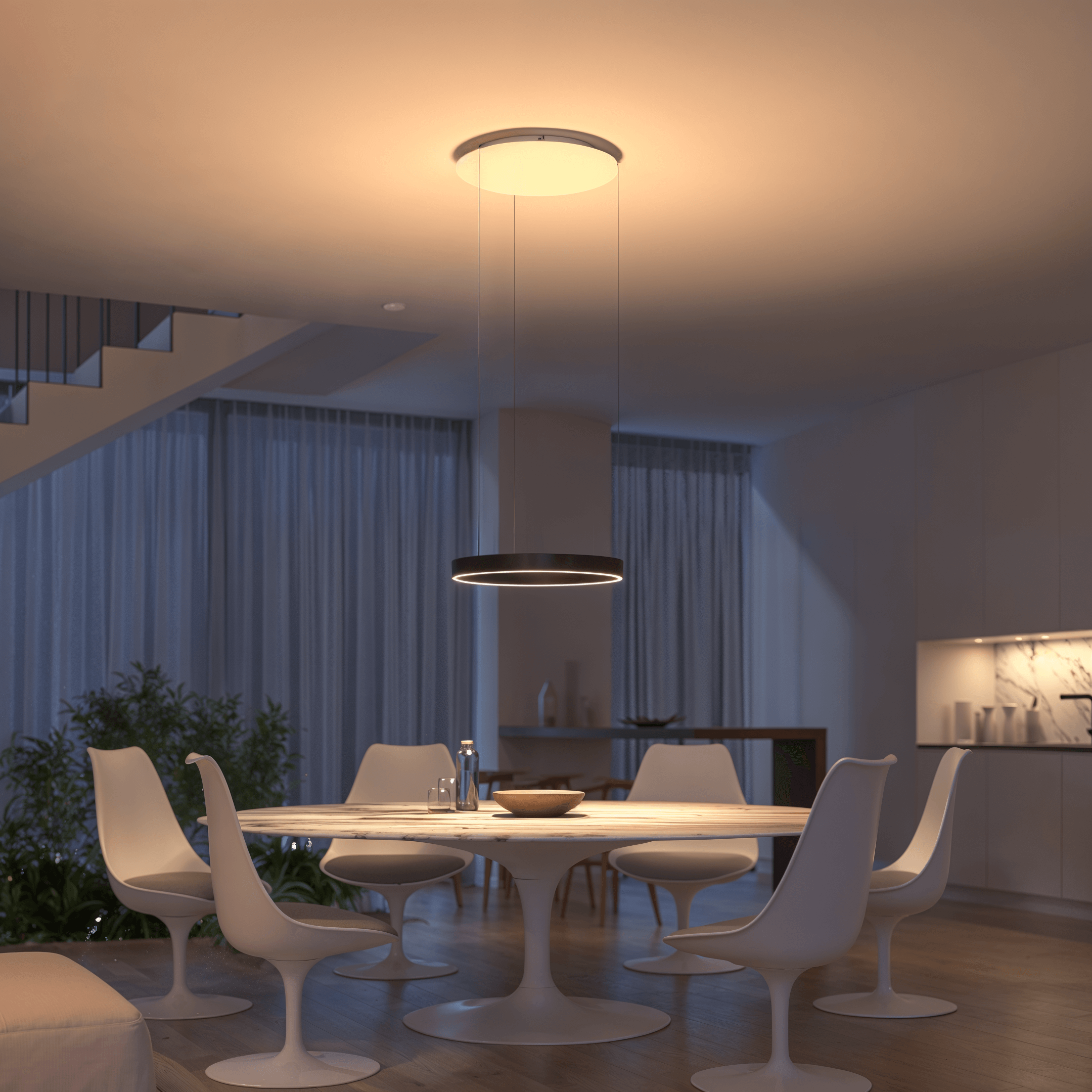 Solara LED Pendant Light | Stepless Dimmable, Adjustable Color Temperature