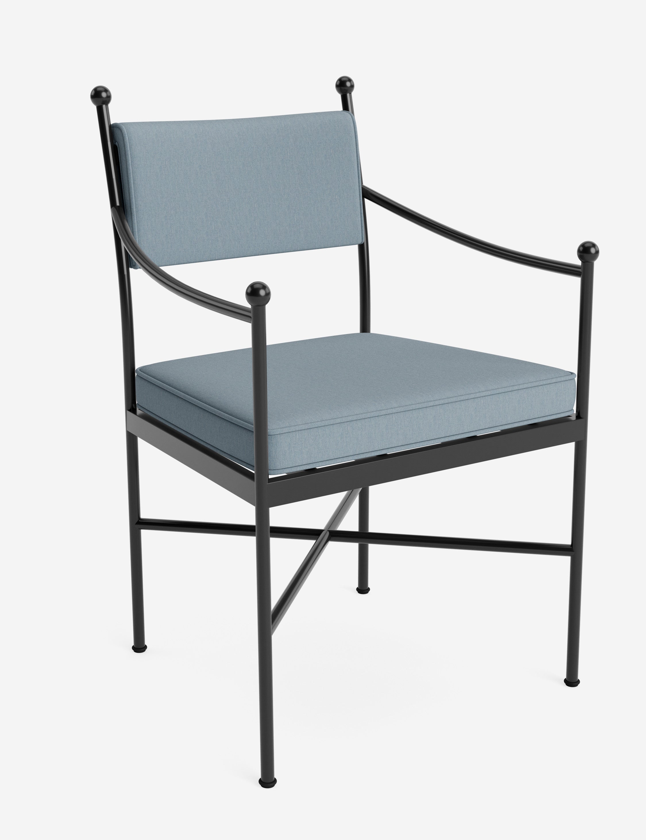 Leni Outdoor Dining Chair | Custom Cushions for Comfort