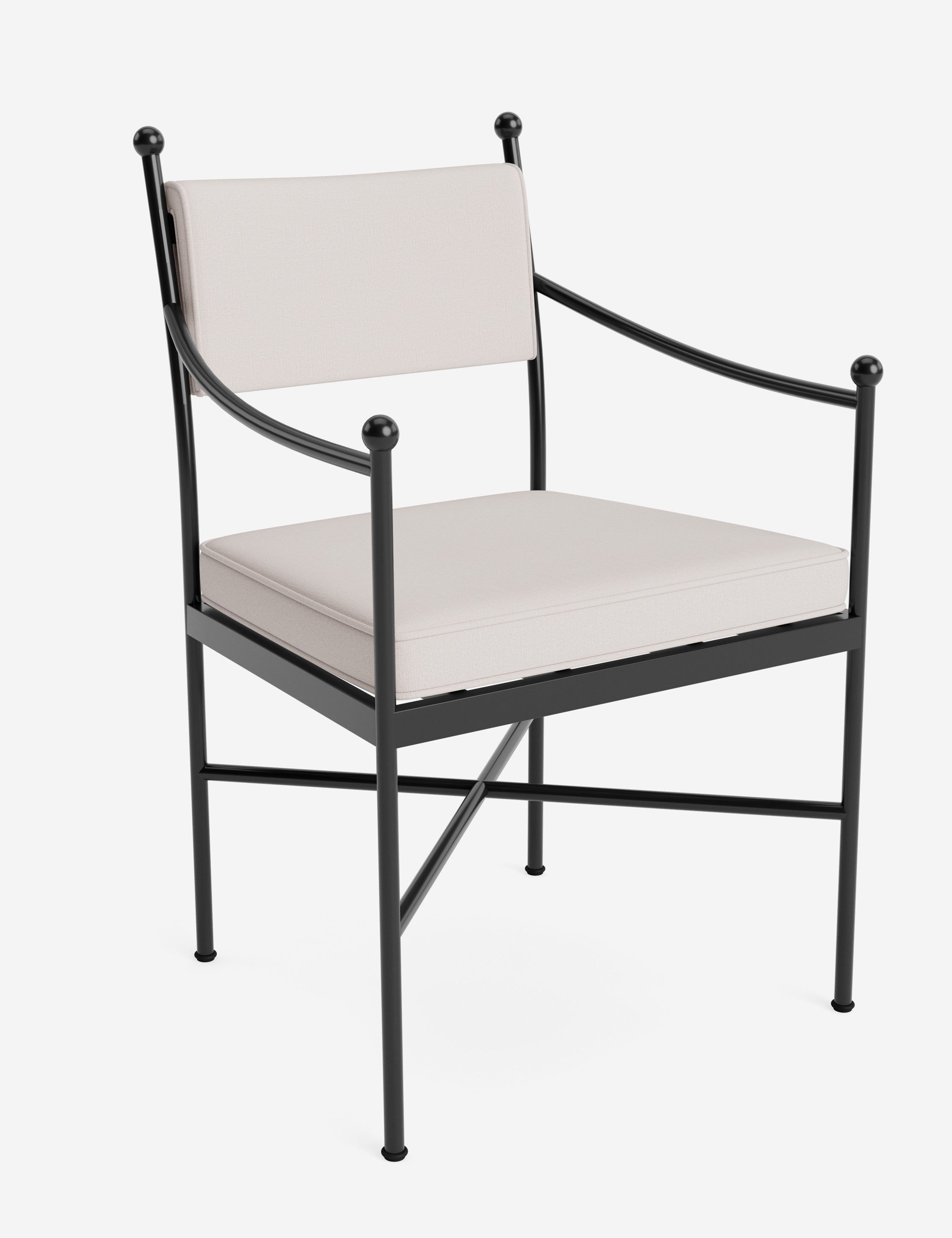 Leni Outdoor Dining Chair | Custom Cushions for Comfort