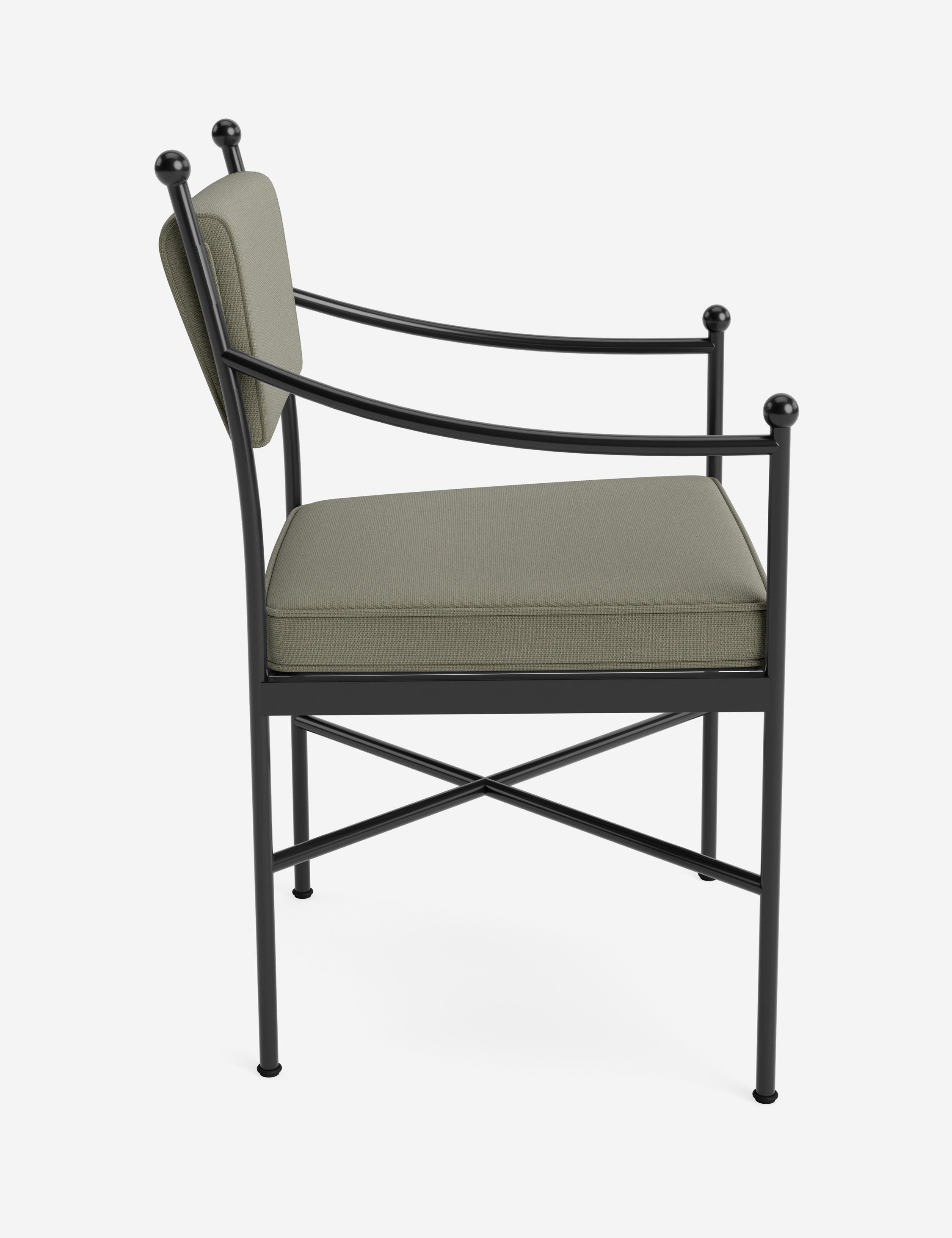 Leni Outdoor Dining Chair | Custom Cushions for Comfort