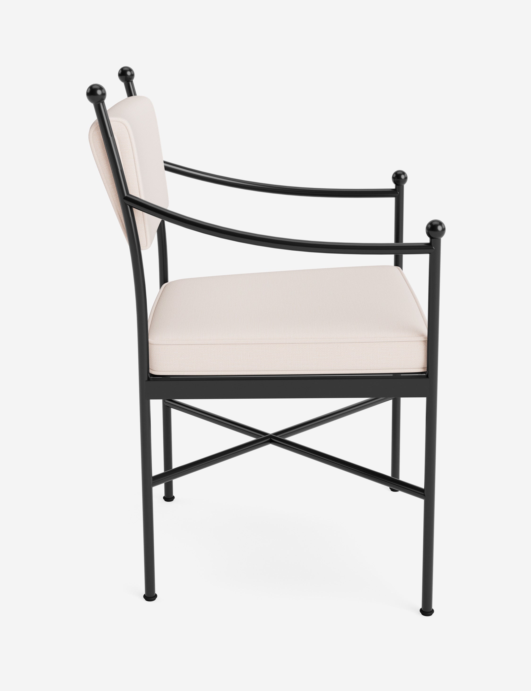 Leni Outdoor Dining Chair | Custom Cushions for Comfort