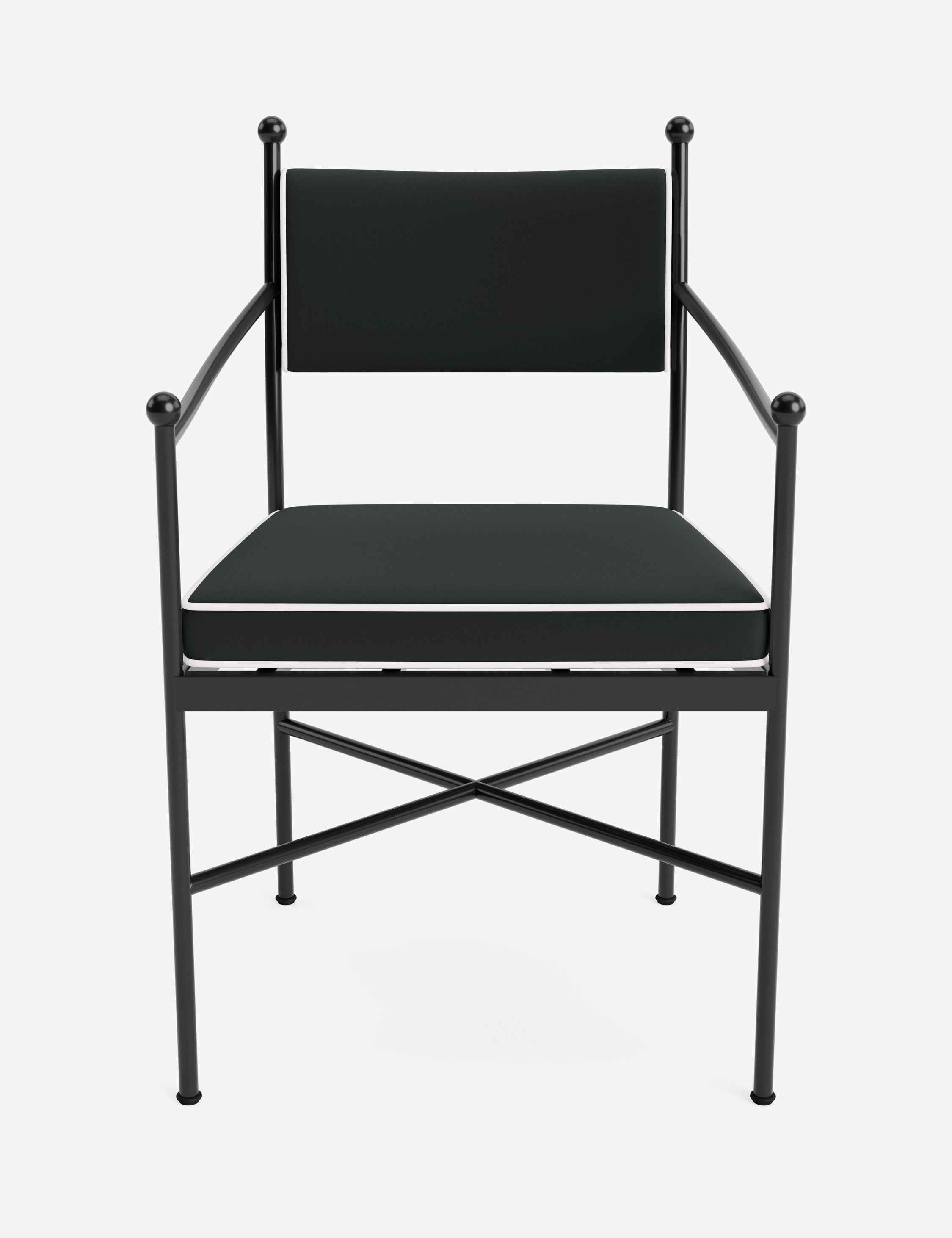 Leni Outdoor Dining Chair | Custom Cushions for Comfort