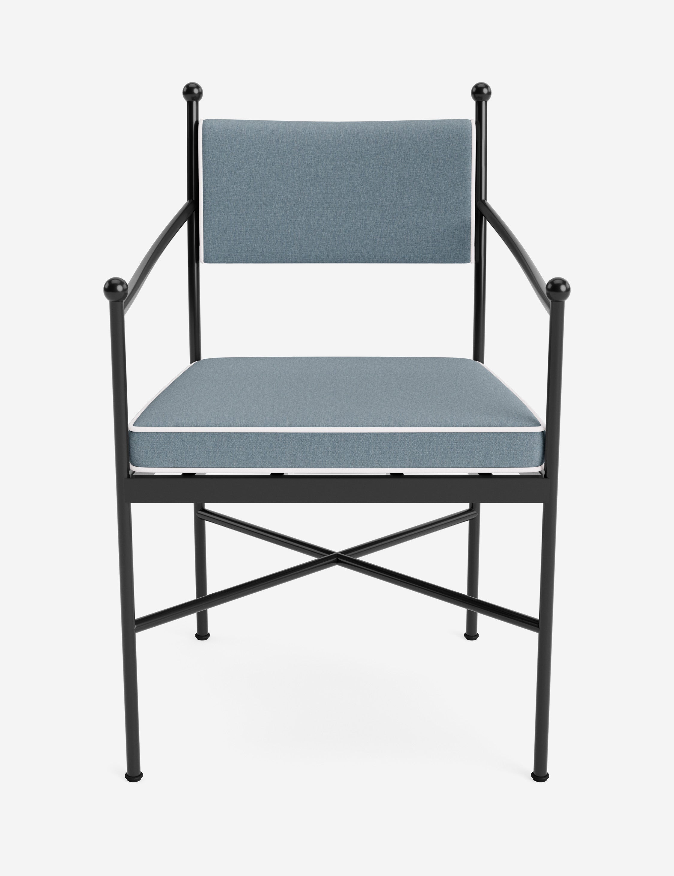 Leni Outdoor Dining Chair | Custom Cushions for Comfort