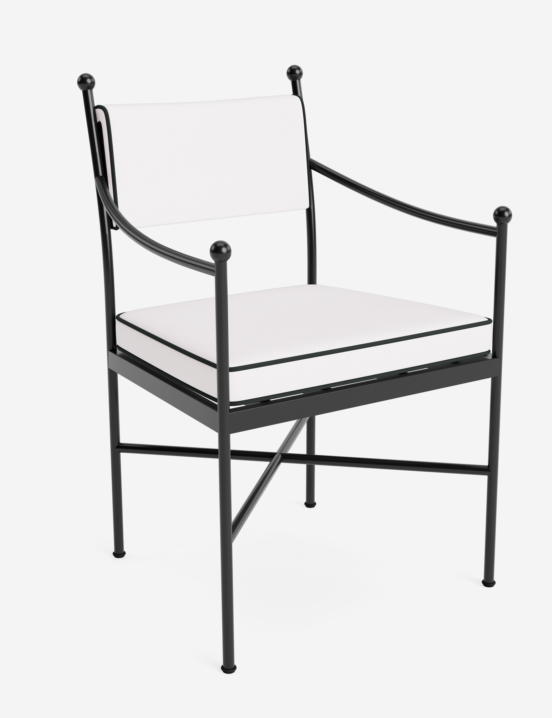 Leni Outdoor Dining Chair | Custom Cushions for Comfort