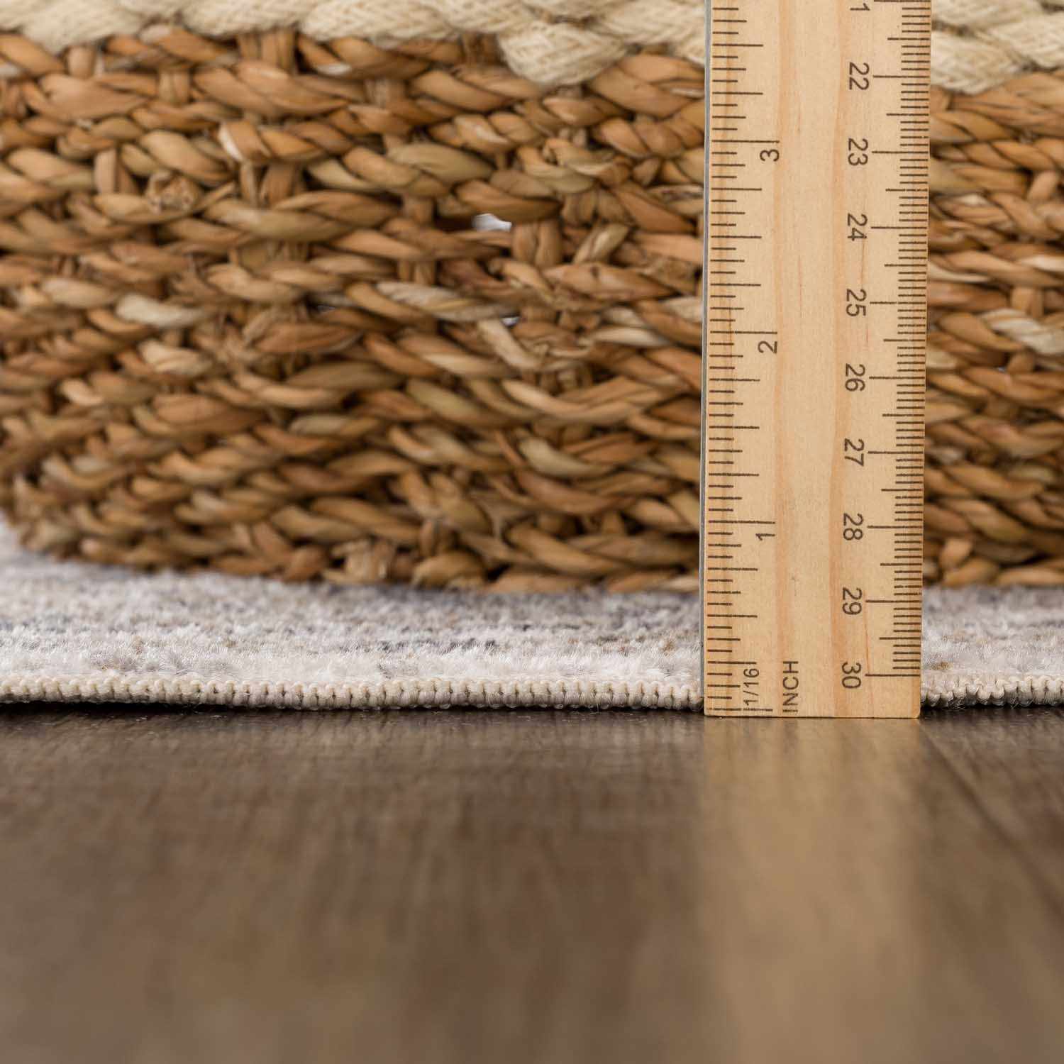 Rudo Flat Pile Rug  Machine Washable, 100% Polyester