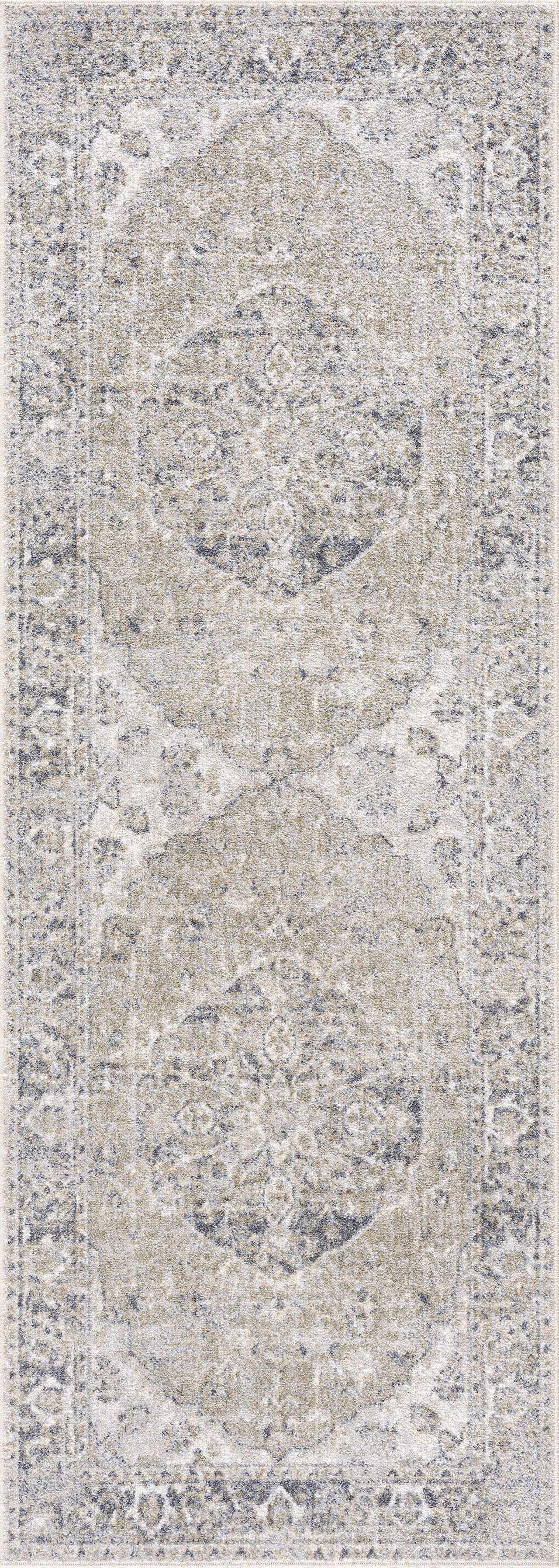 Rudo Washable Rug  Machine Woven  Medium Pile  Traditional Style
