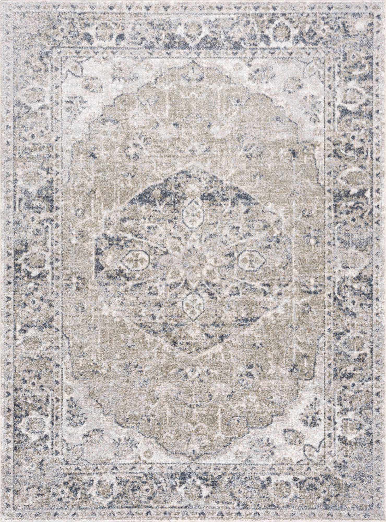Rudo Washable Rug  Machine Woven  Medium Pile  Traditional Style