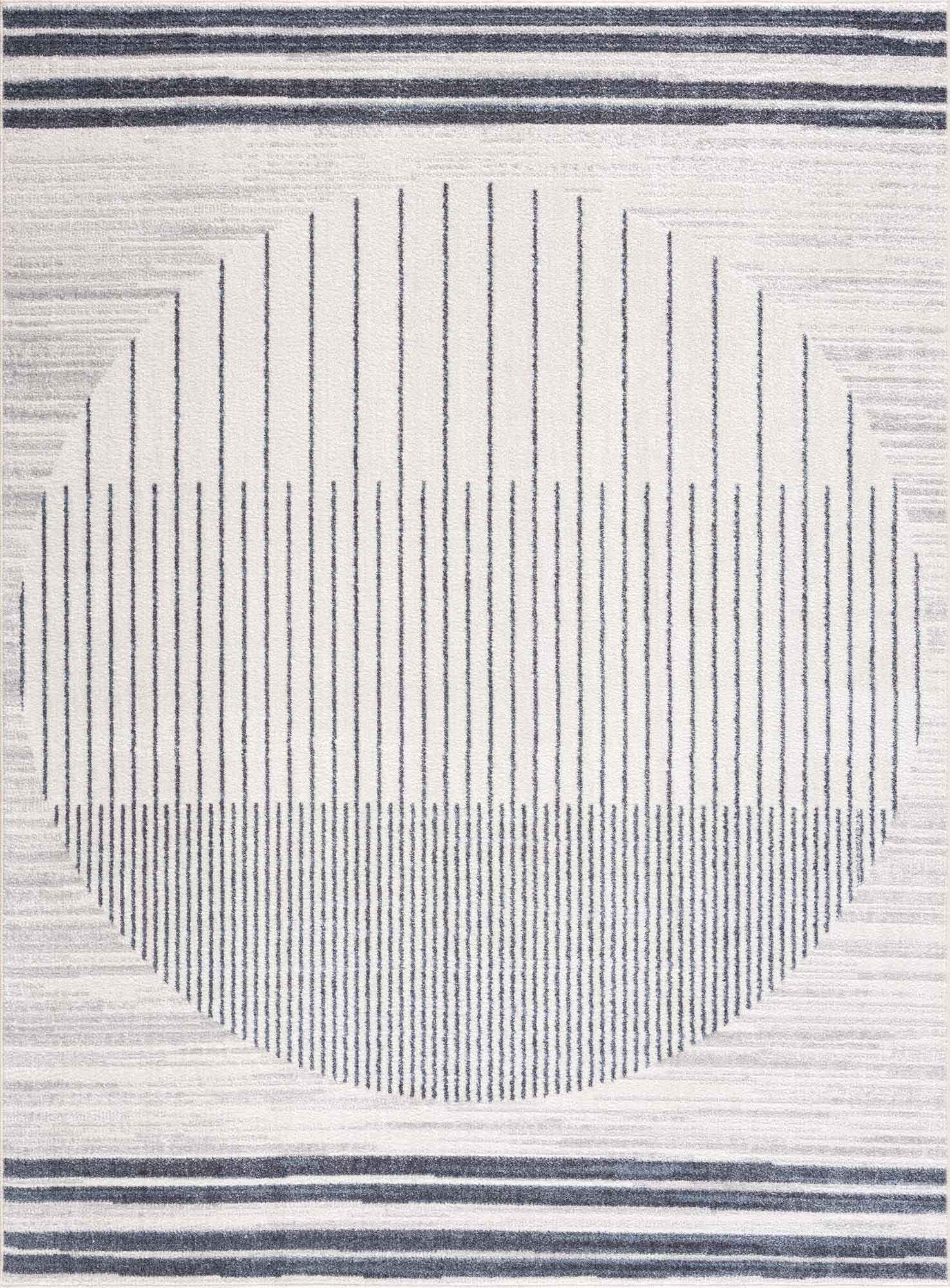 Thad Medium Gray Washable Area Rug
