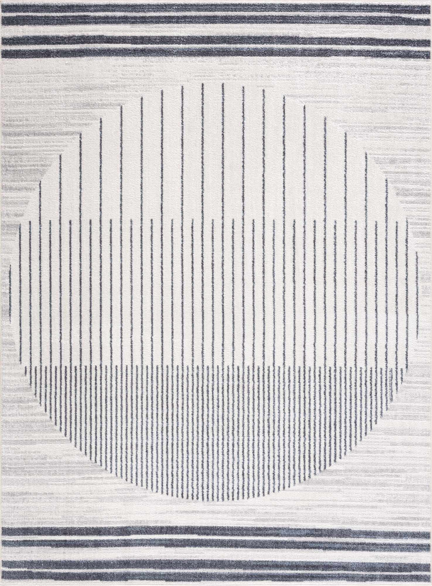 Talon Medium Gray Area Rug  Machine Washable, Contemporary