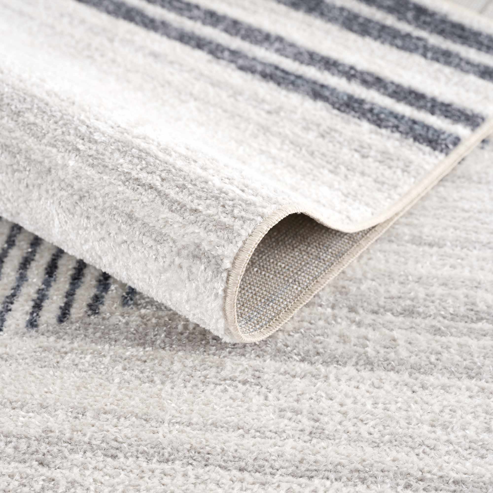 Talon Medium Gray Area Rug  Machine Washable, Contemporary