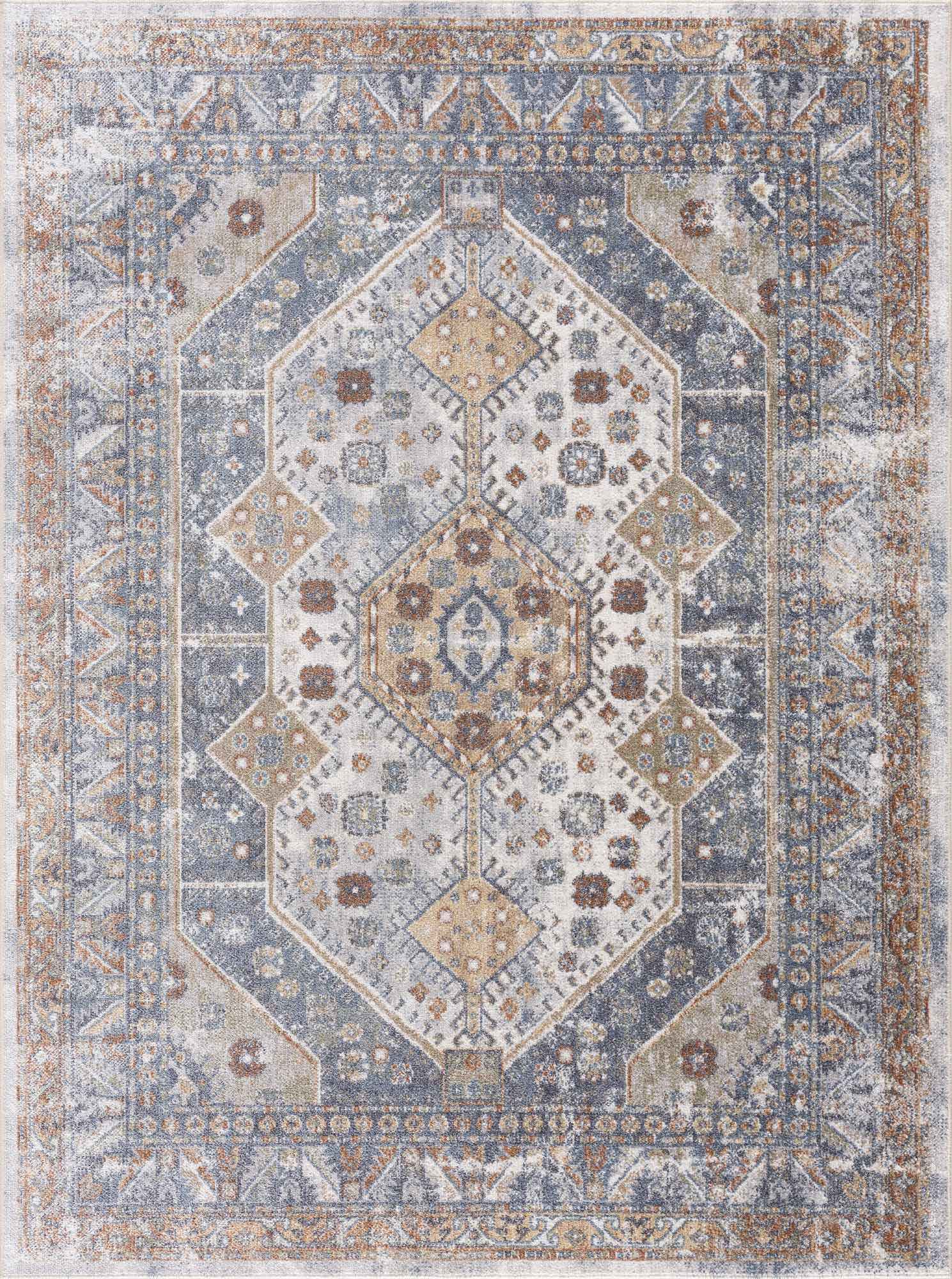 Alera Washable Rug  Machine Woven  Traditional Style
