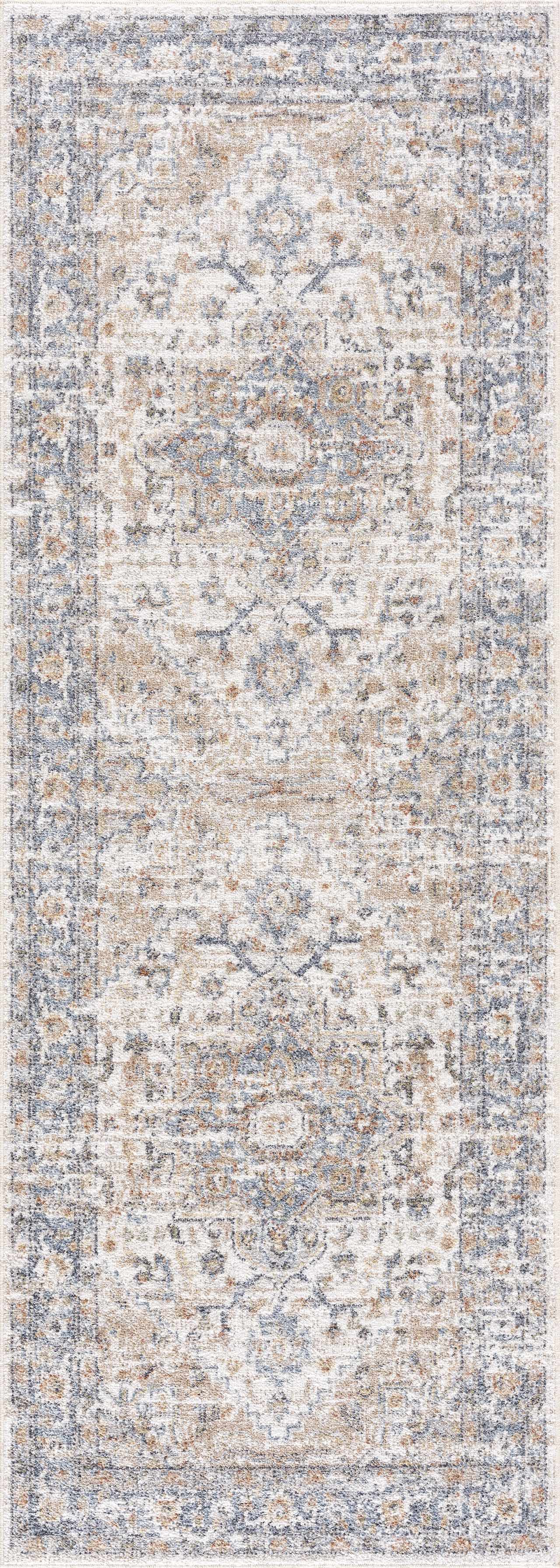 Ezri Area Rug  Machine Washable, Medium Pile Polyester