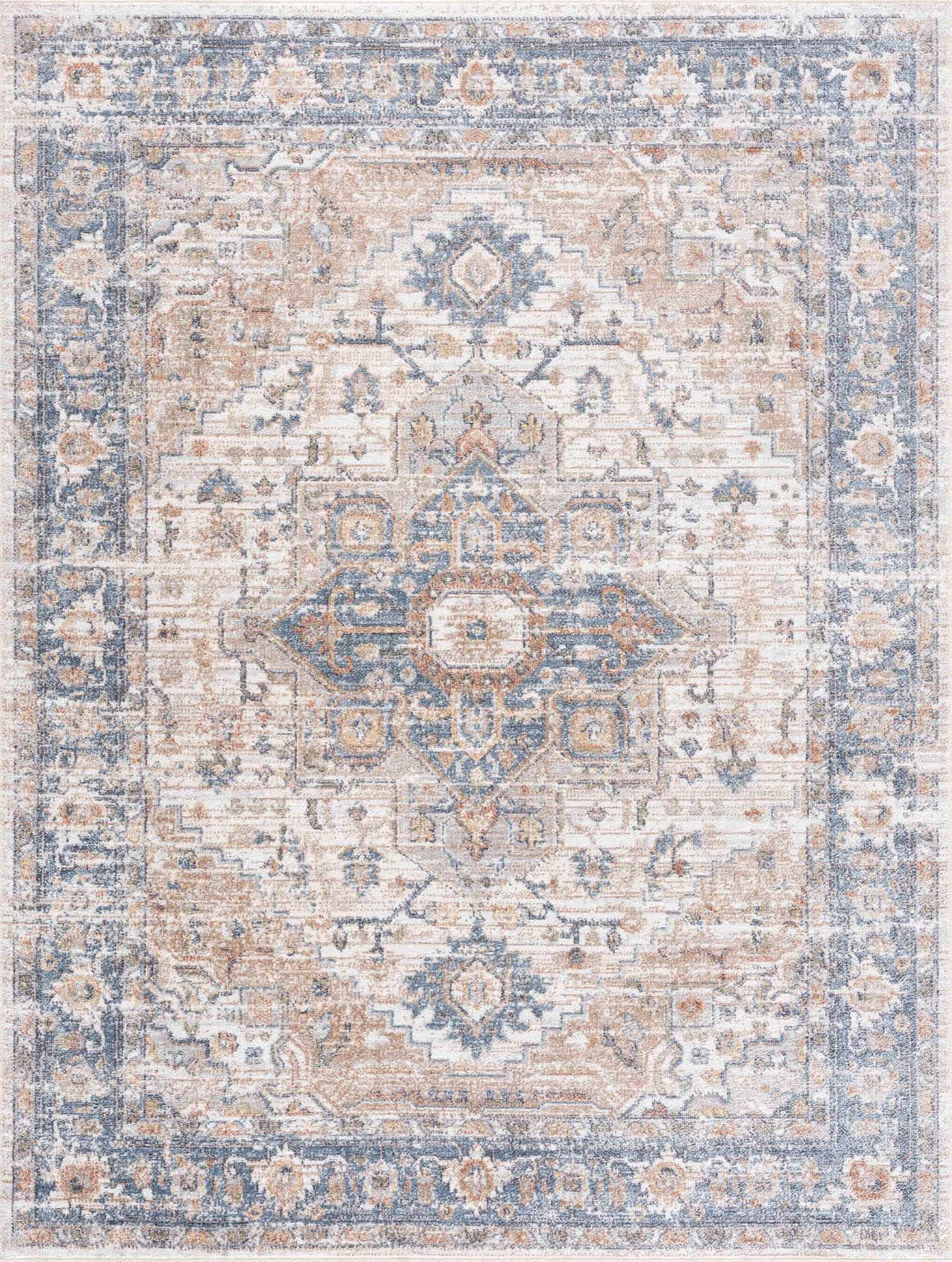 Ezri Area Rug  Machine Washable, Medium Pile Polyester