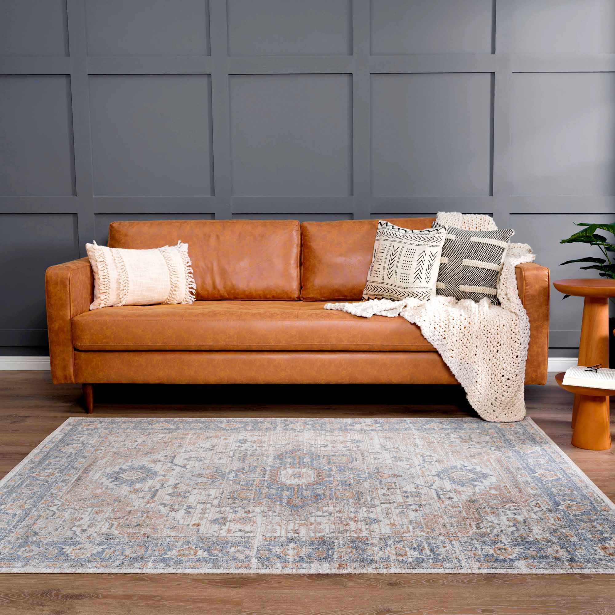 Ezri Area Rug  Machine Washable, Medium Pile Polyester