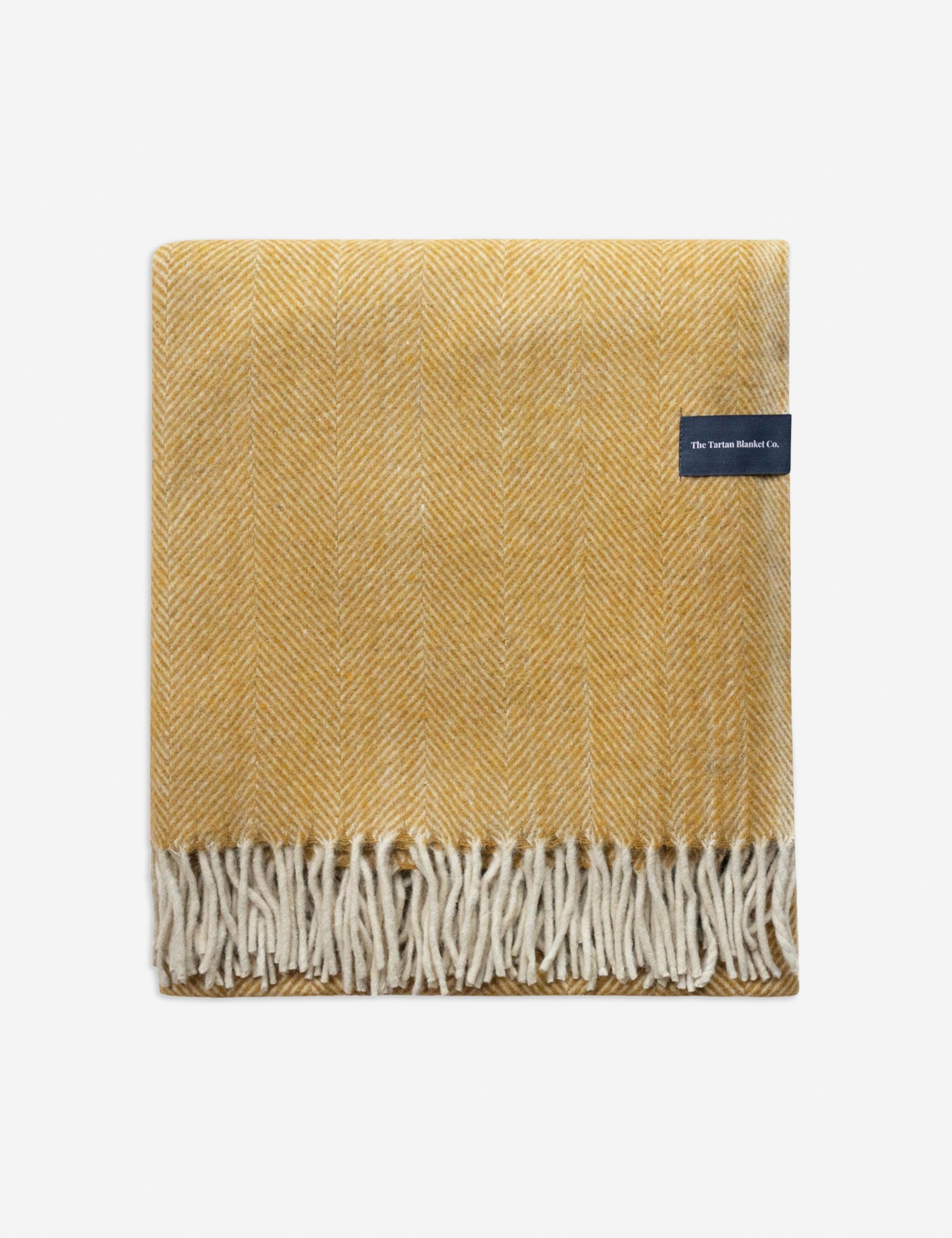 Bello Recycled Wool Throw | Soft, Durable Twill Weave