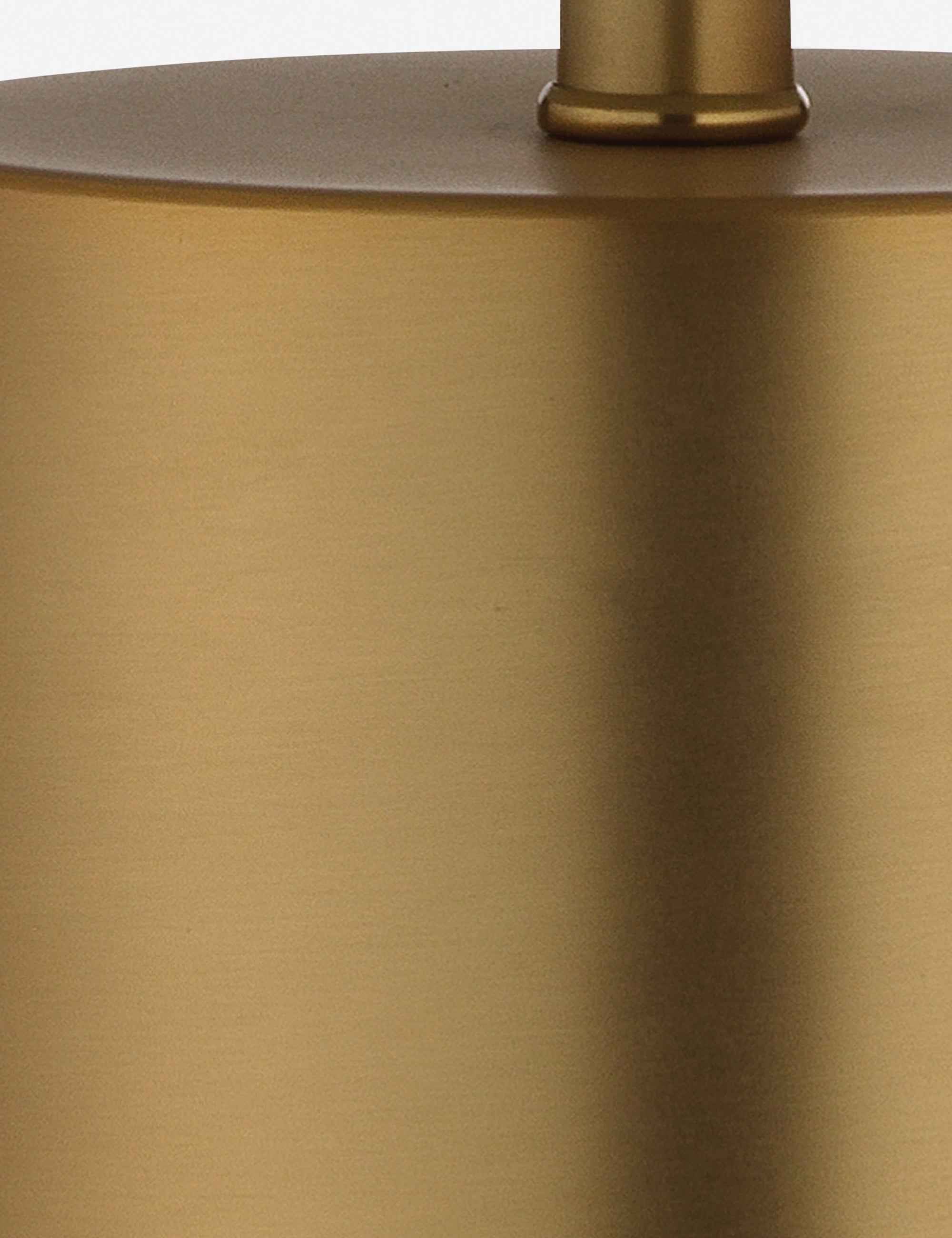 Silo Table Lamp | Dome Shade, Antique Brass Finish