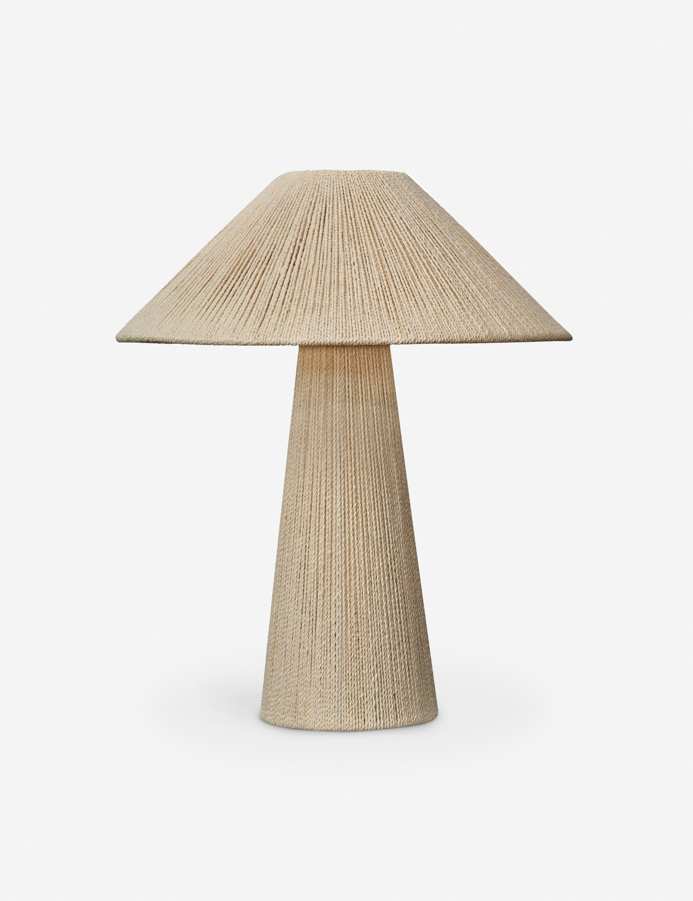 Ferro Table Lamp | Jute-Wrapped Design, Modern Organic Style