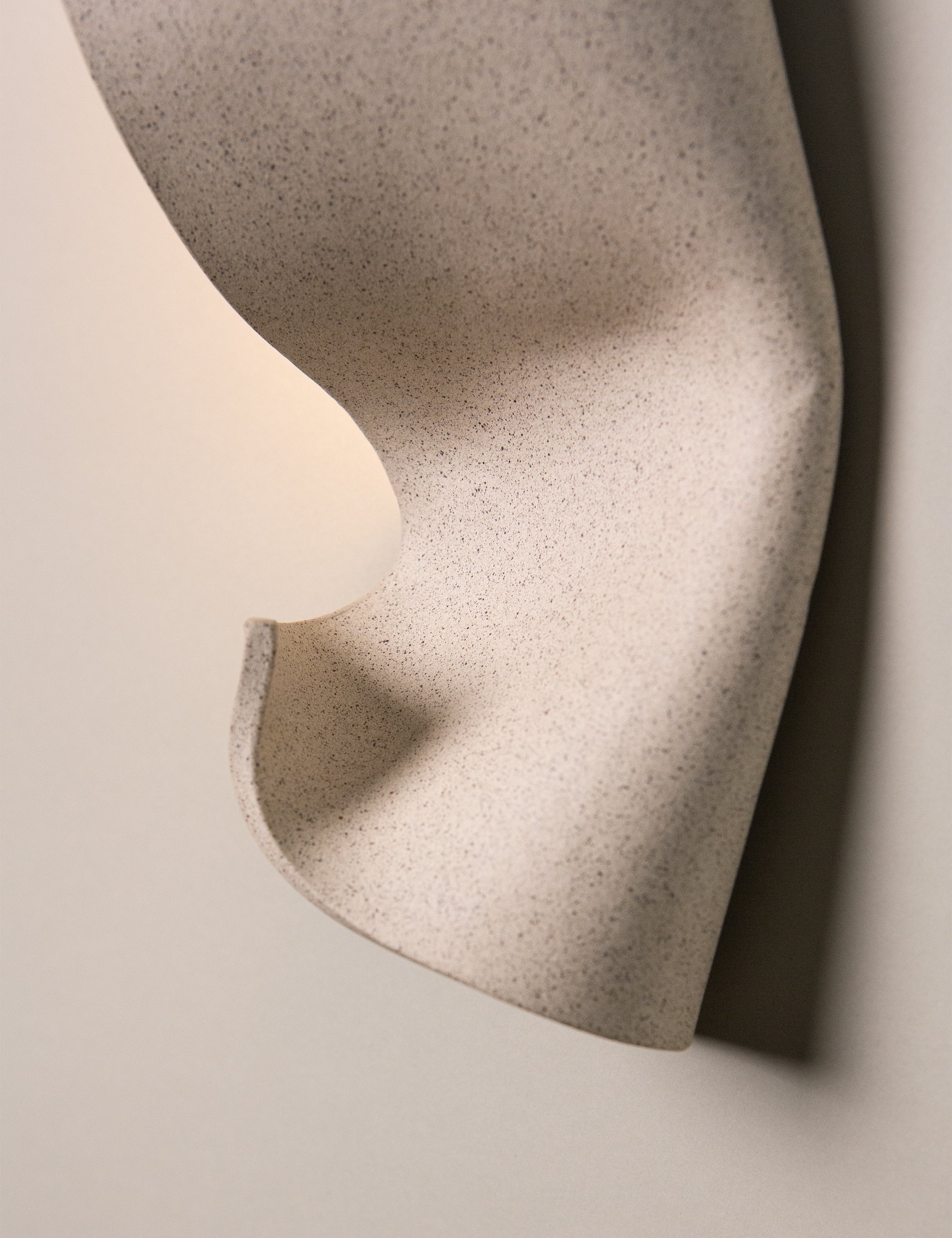 Bela Sconce | Handmade Clay Design, Left & Right Orientation