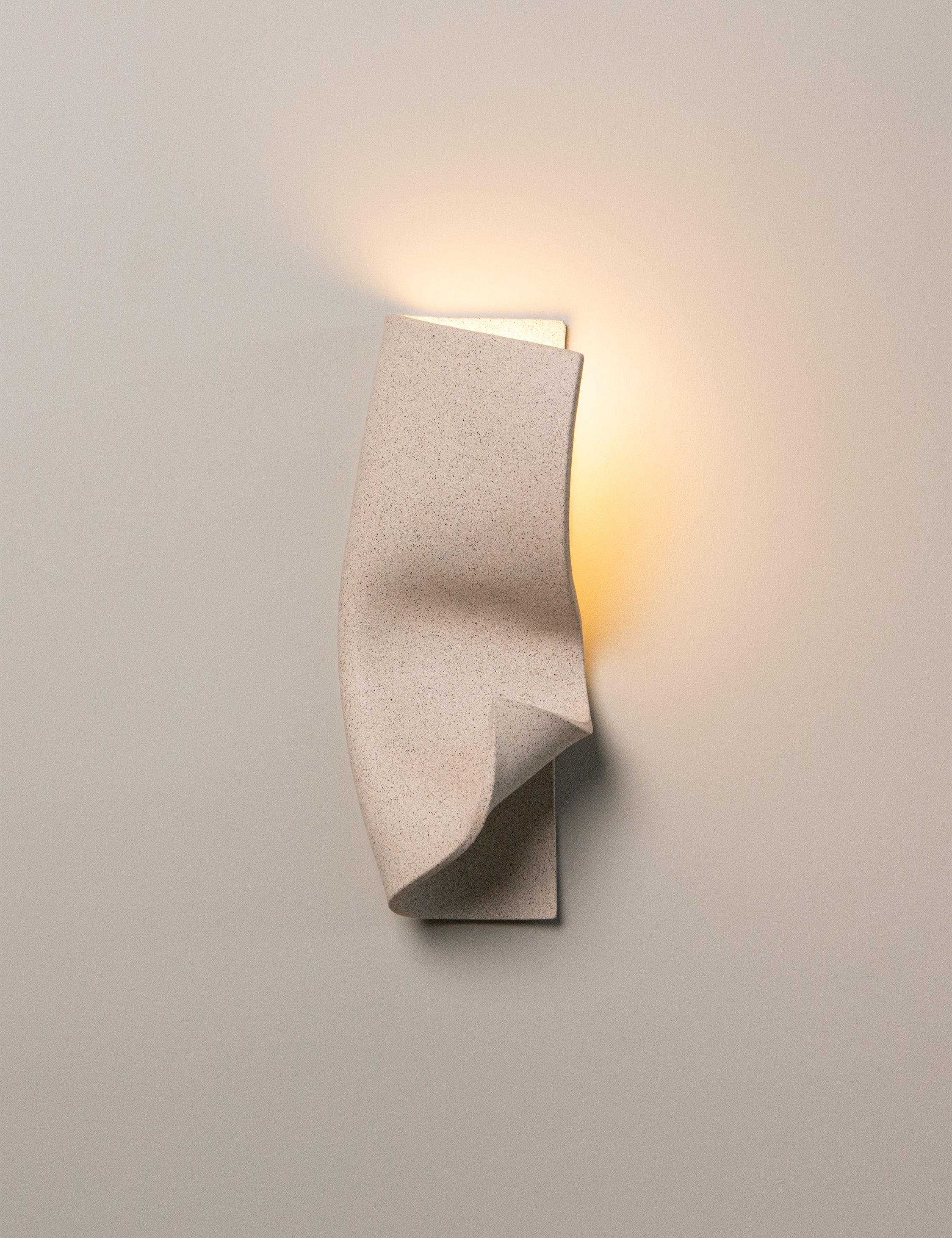 Bela Sconce | Handmade Clay Design, Left & Right Orientation