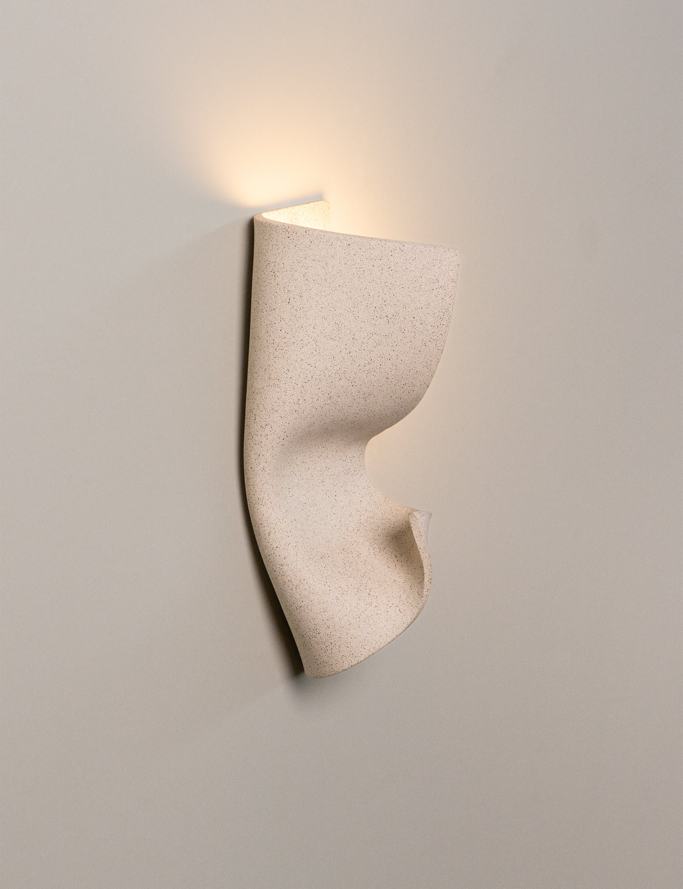 Bela Sconce | Handmade Clay Design, Left & Right Orientation