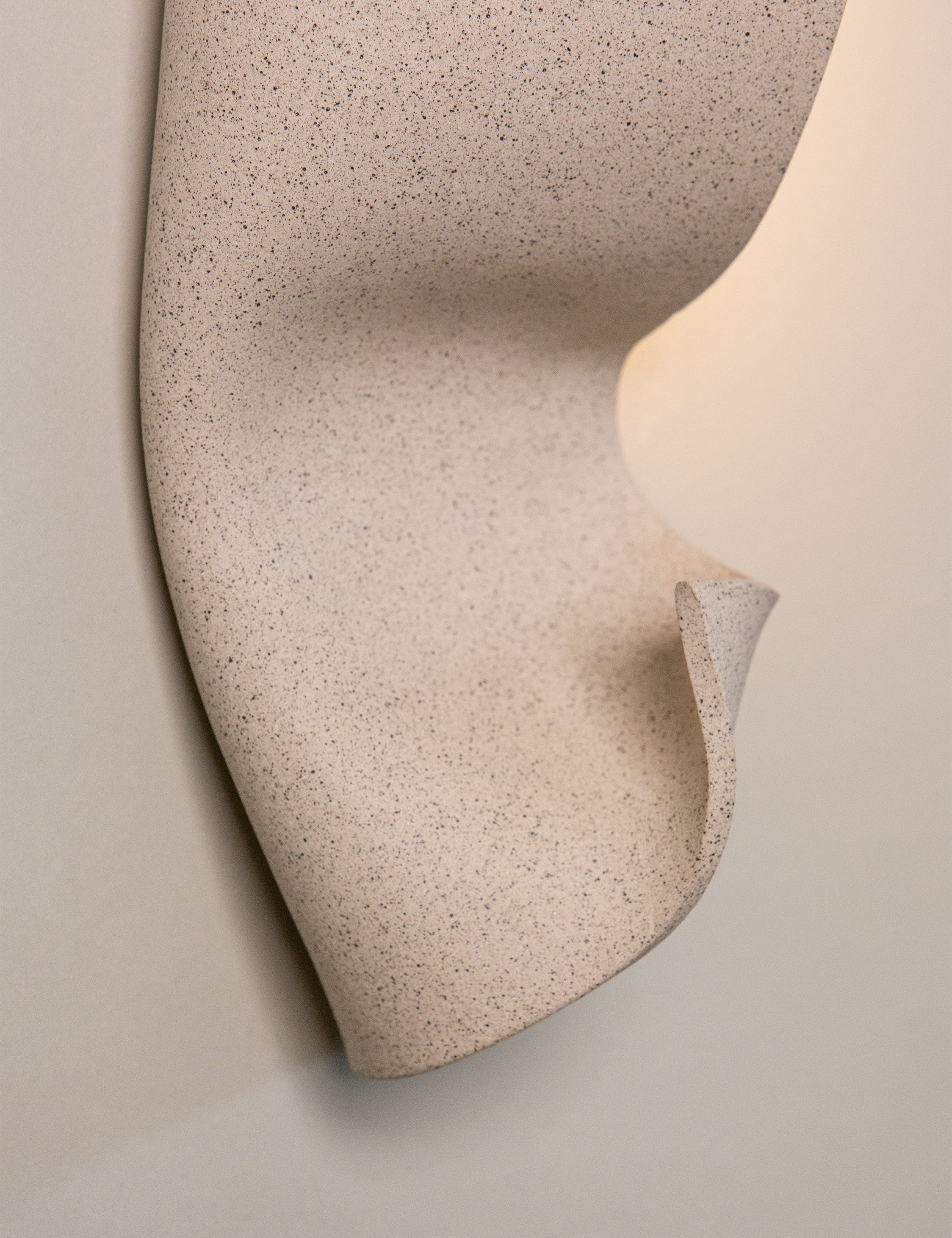 Bela Sconce | Handmade Clay Design, Left & Right Orientation