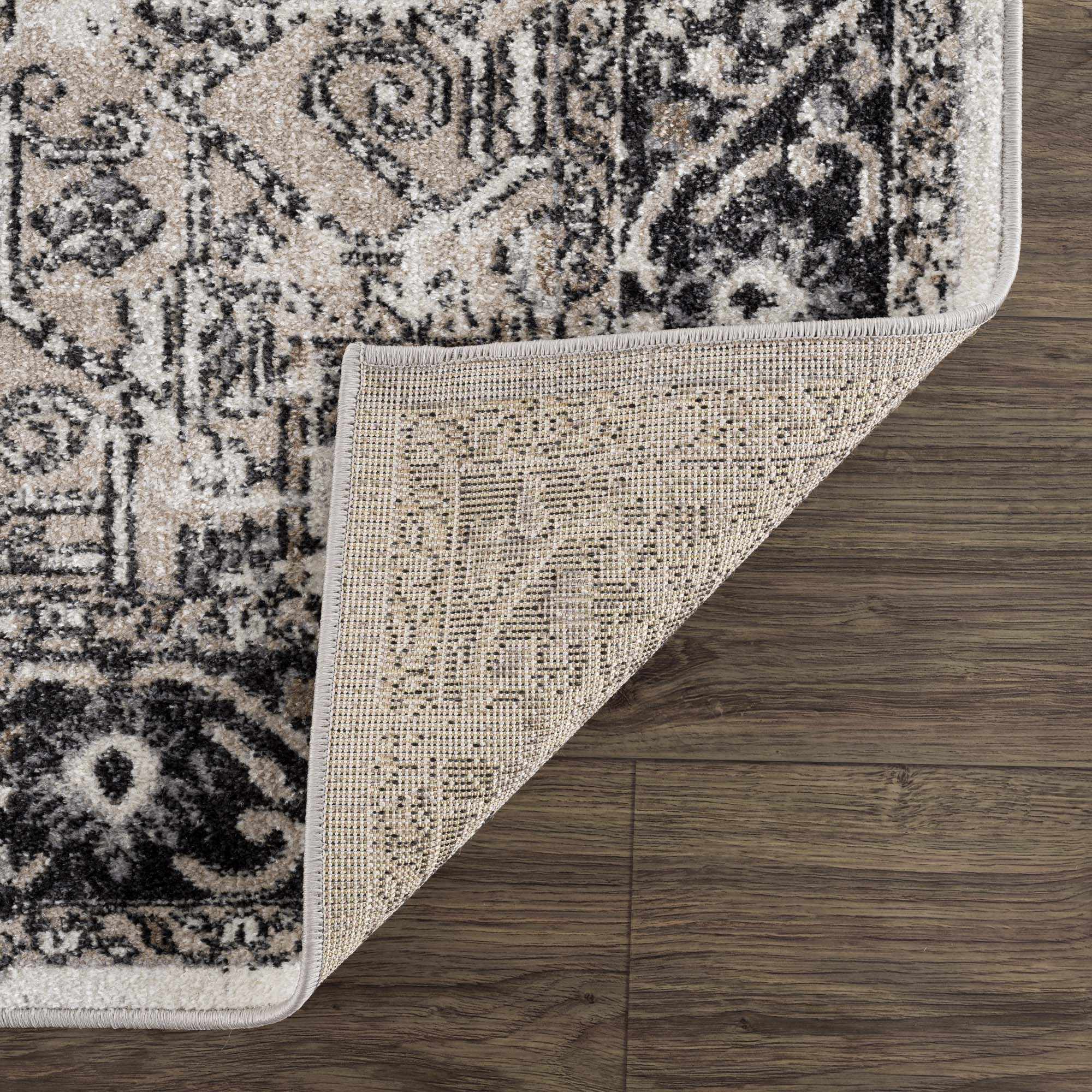 Cavara Area Rug  Washable  Traditional Style, Low Pile
