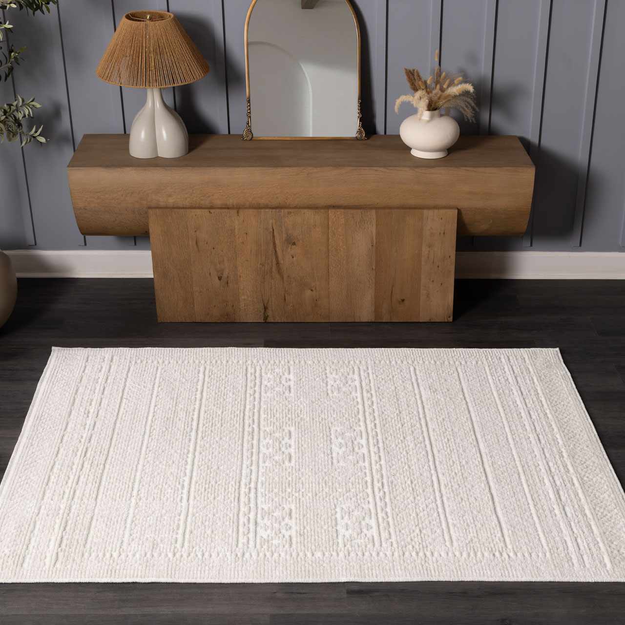 Bela Area Rug Machine Washable 70% Polypropylene, Medium Pile