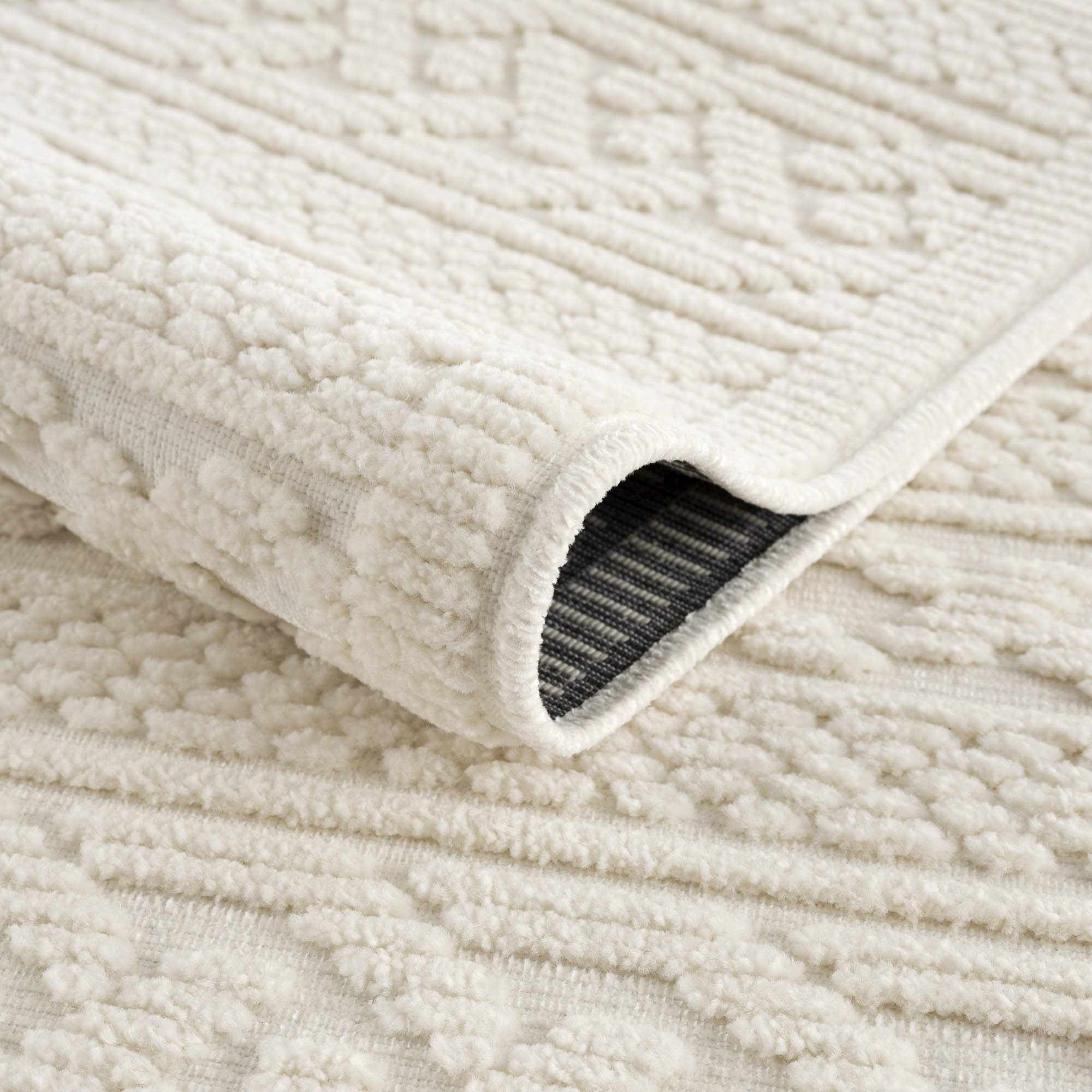 Fadey 3D Washable Rug  Medium Pile  Transitional Style