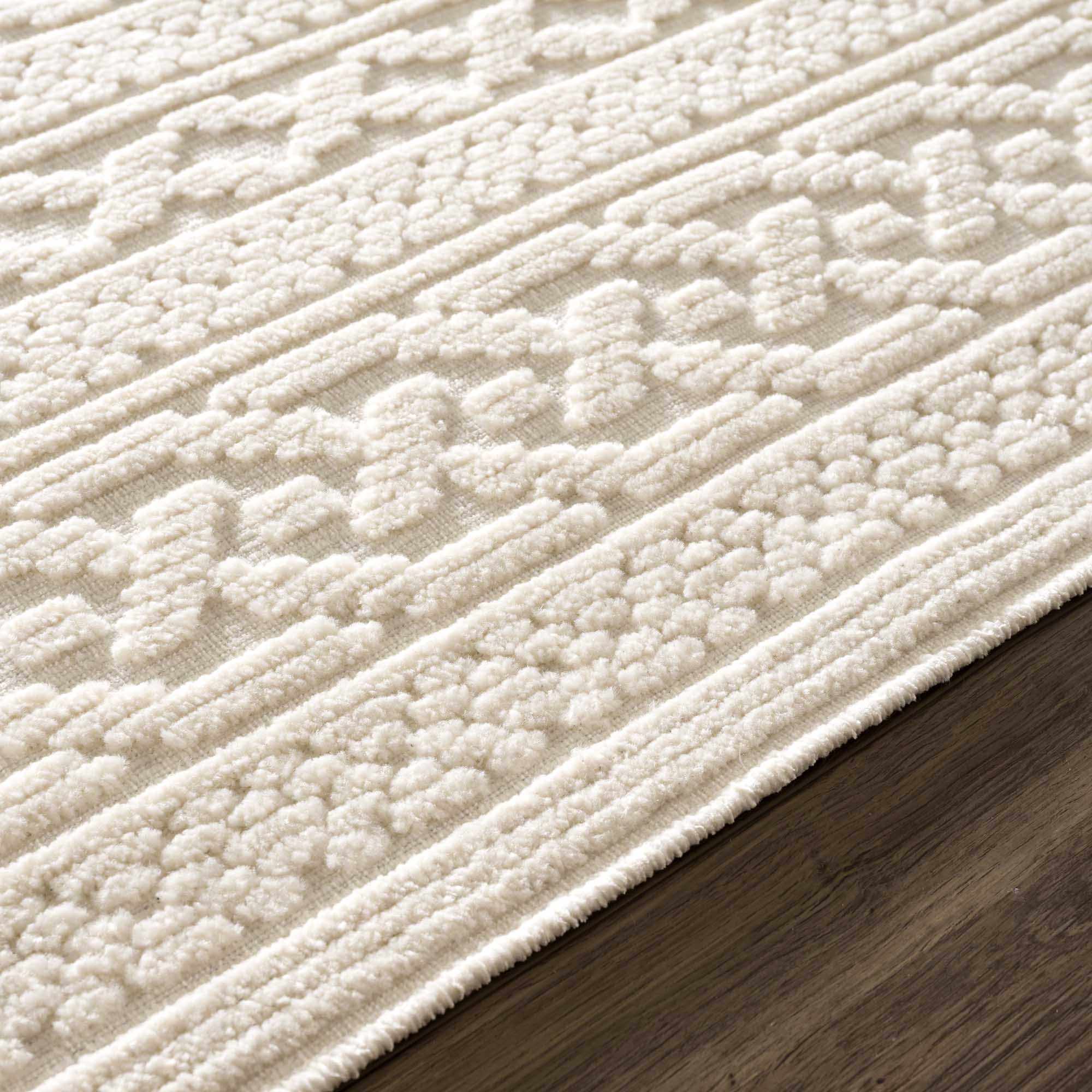 Fadey 3D Washable Rug  Medium Pile  Transitional Style