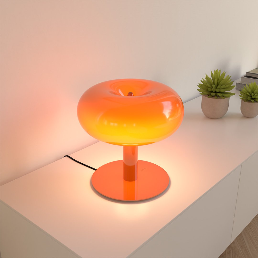 Lumo LED Table Lamp | Dimmable Touch, Retro Mushroom Design