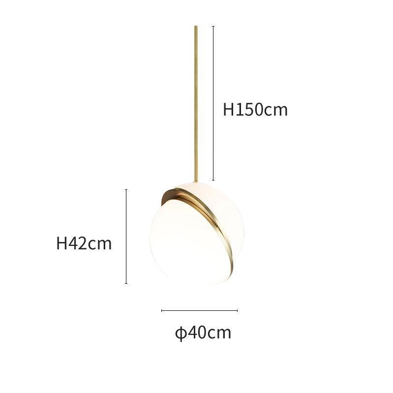 Lira Hanglamp | Acryl met Messing Accenten, Verstelbare Kabel
