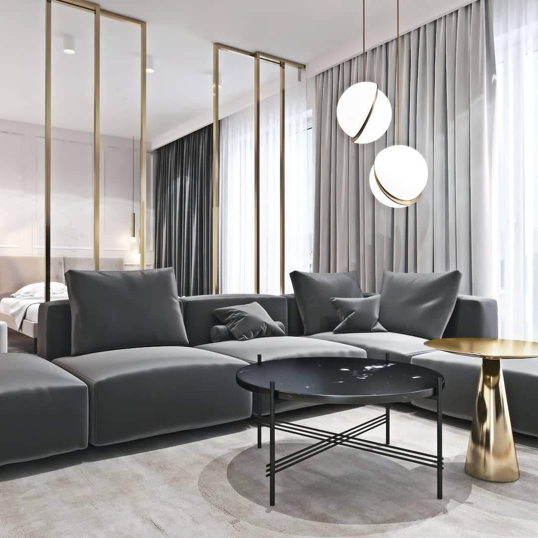 Lira Hanglamp | Acryl met Messing Accenten, Verstelbare Kabel