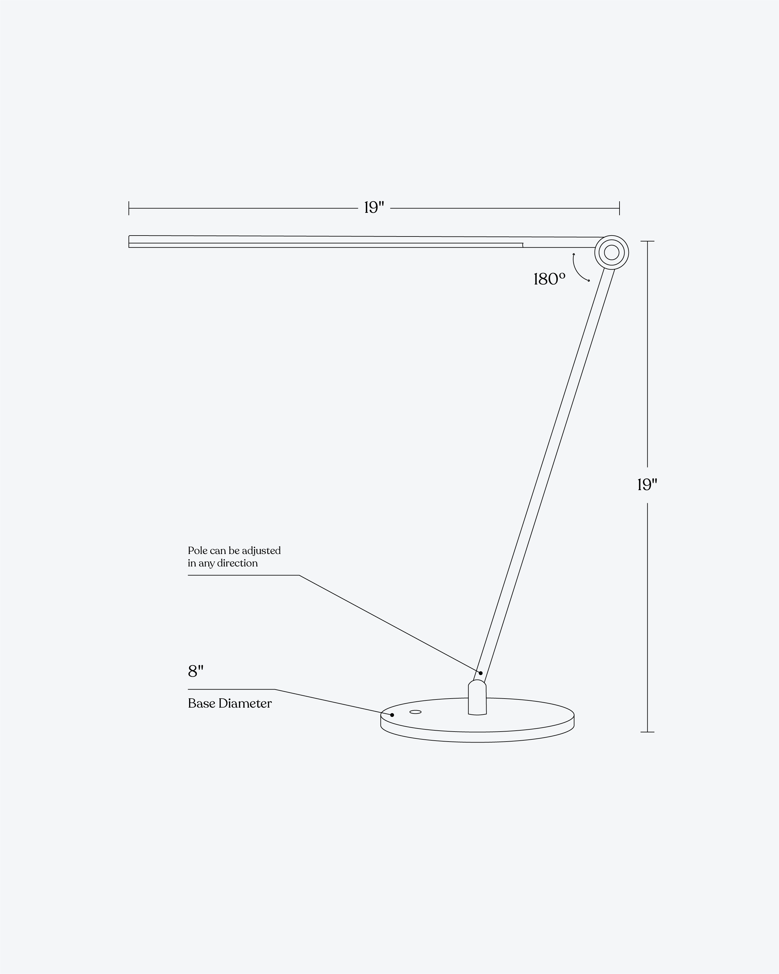 Lumo Table Lamp | Adjustable Brightness, Minimalist Design