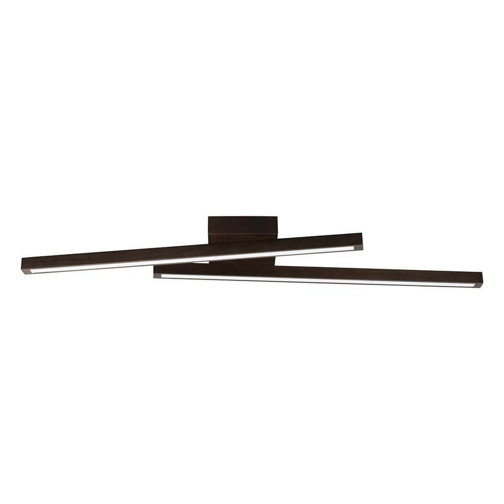 Luna LED Ceiling Lamp | 1680lm, Walnut Finish