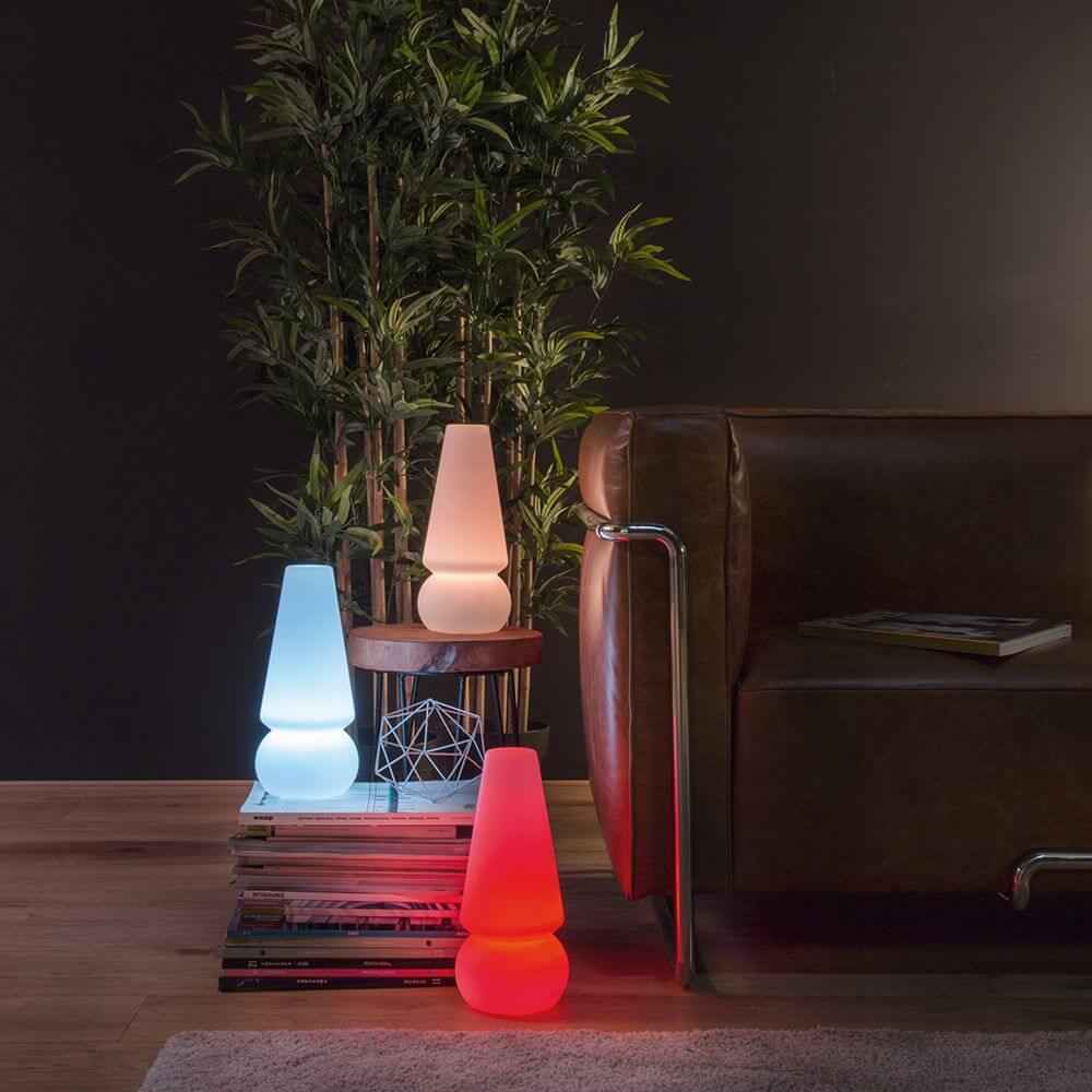 Belo Baby Marge LED Lamp | Cordless, White Polyethylene