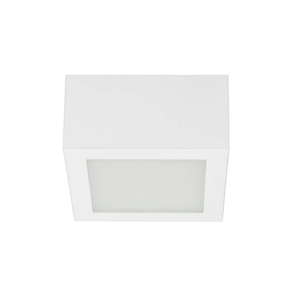 Bela LED Ceiling Light | Chrome-Plated Body, Sandblasted Glass
