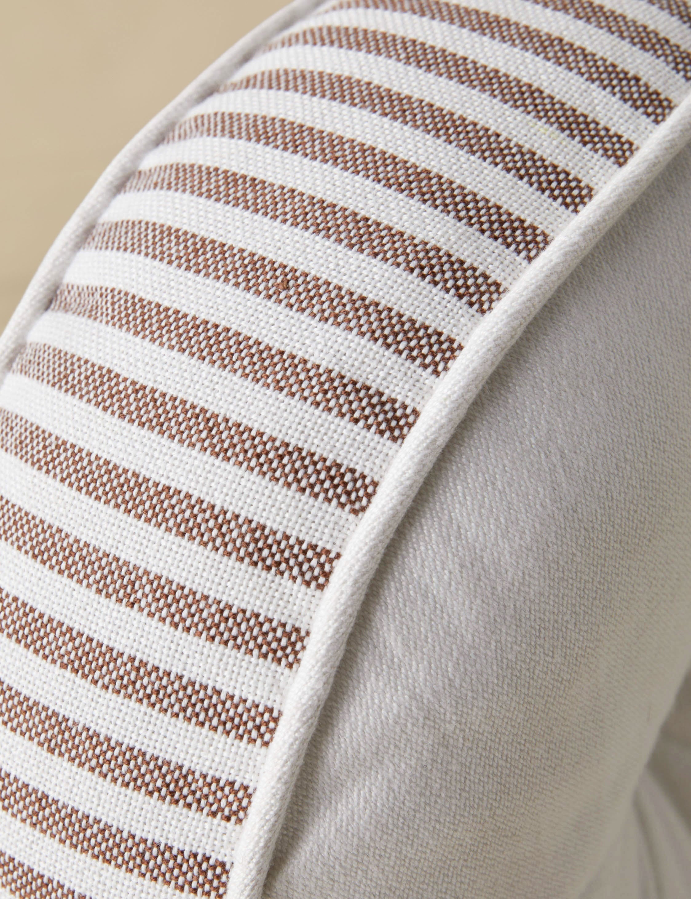 Luna Striped Disc Pillow | Chic Outdoor Accent