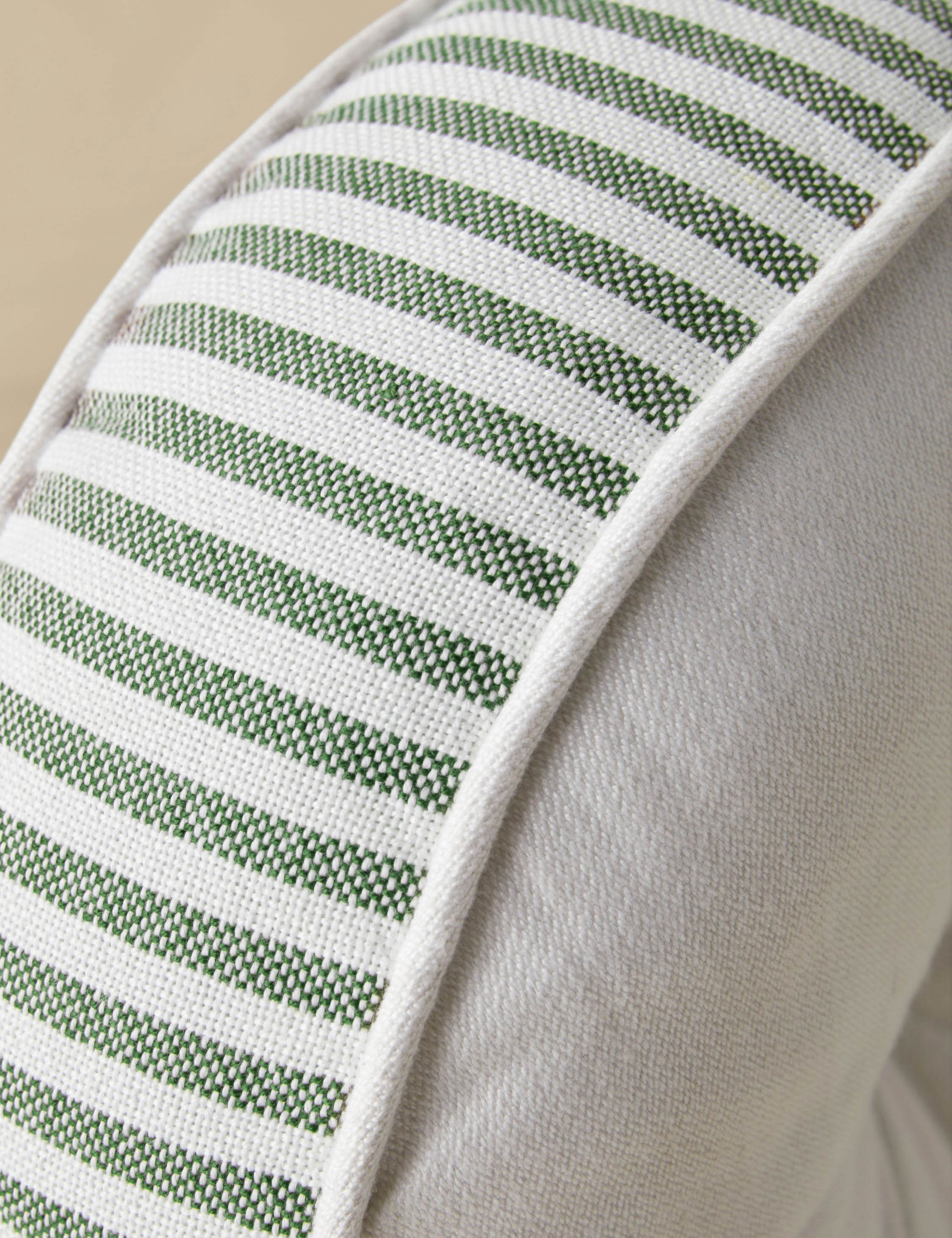 Luna Striped Disc Pillow | Chic Outdoor Accent